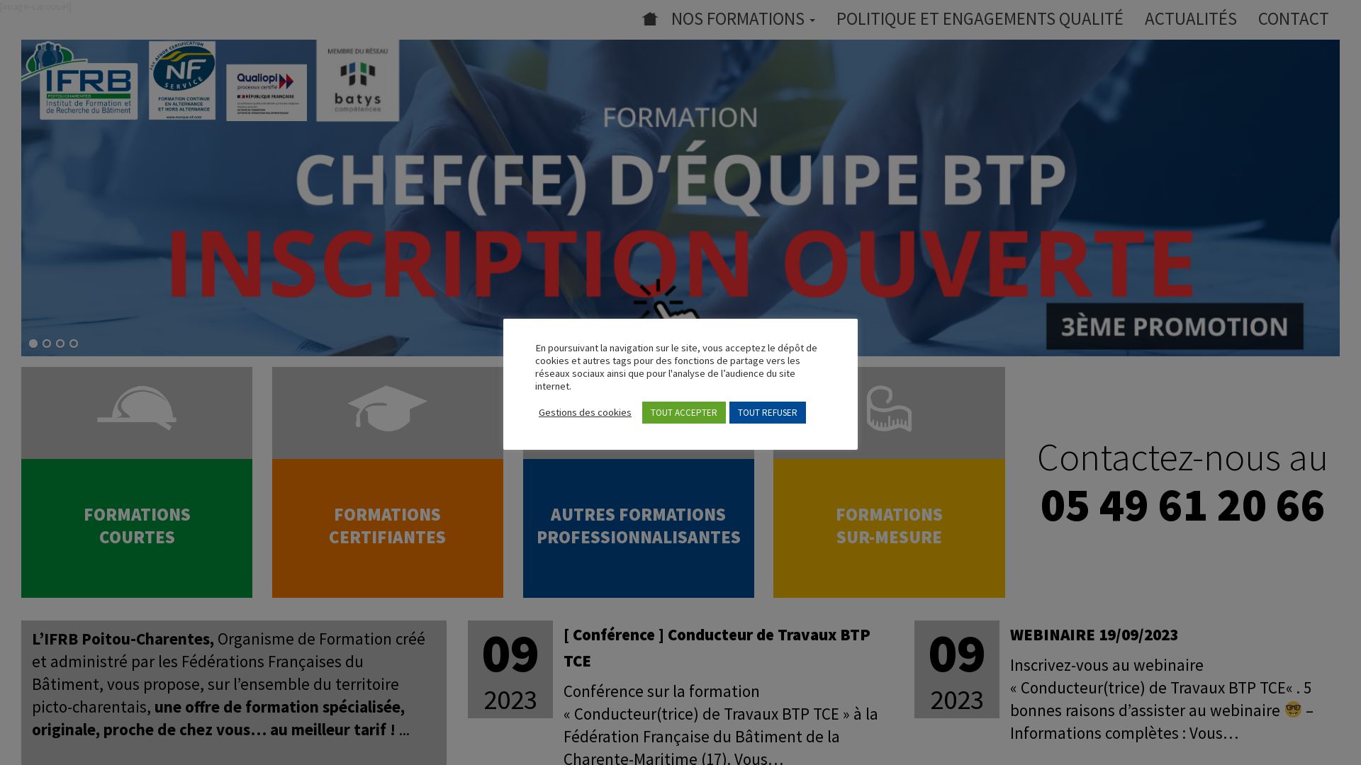 Stato del sito web ifrbpoitoucharentes.fr è   ONLINE