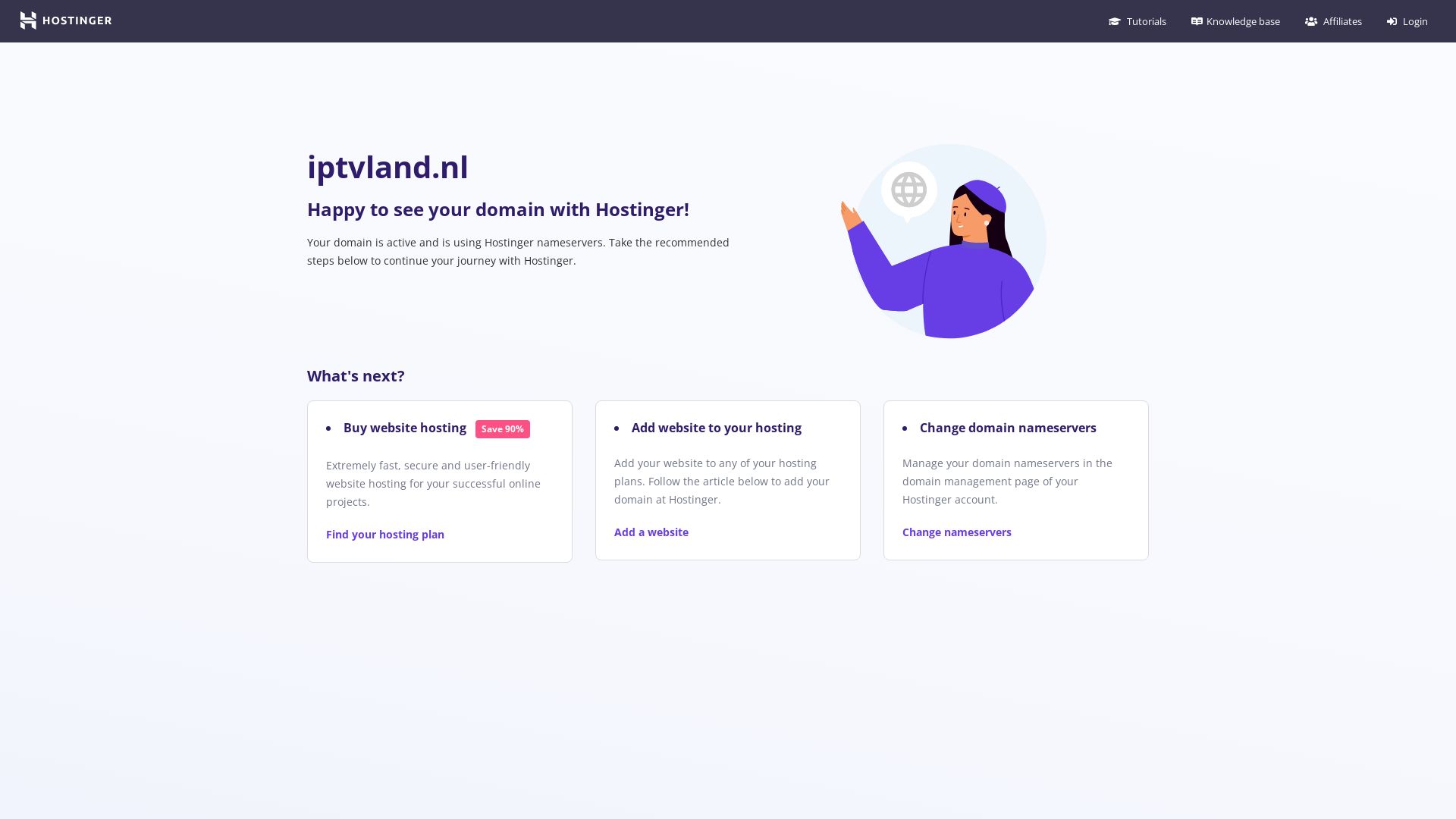Stato del sito web iptvland.nl è   ONLINE