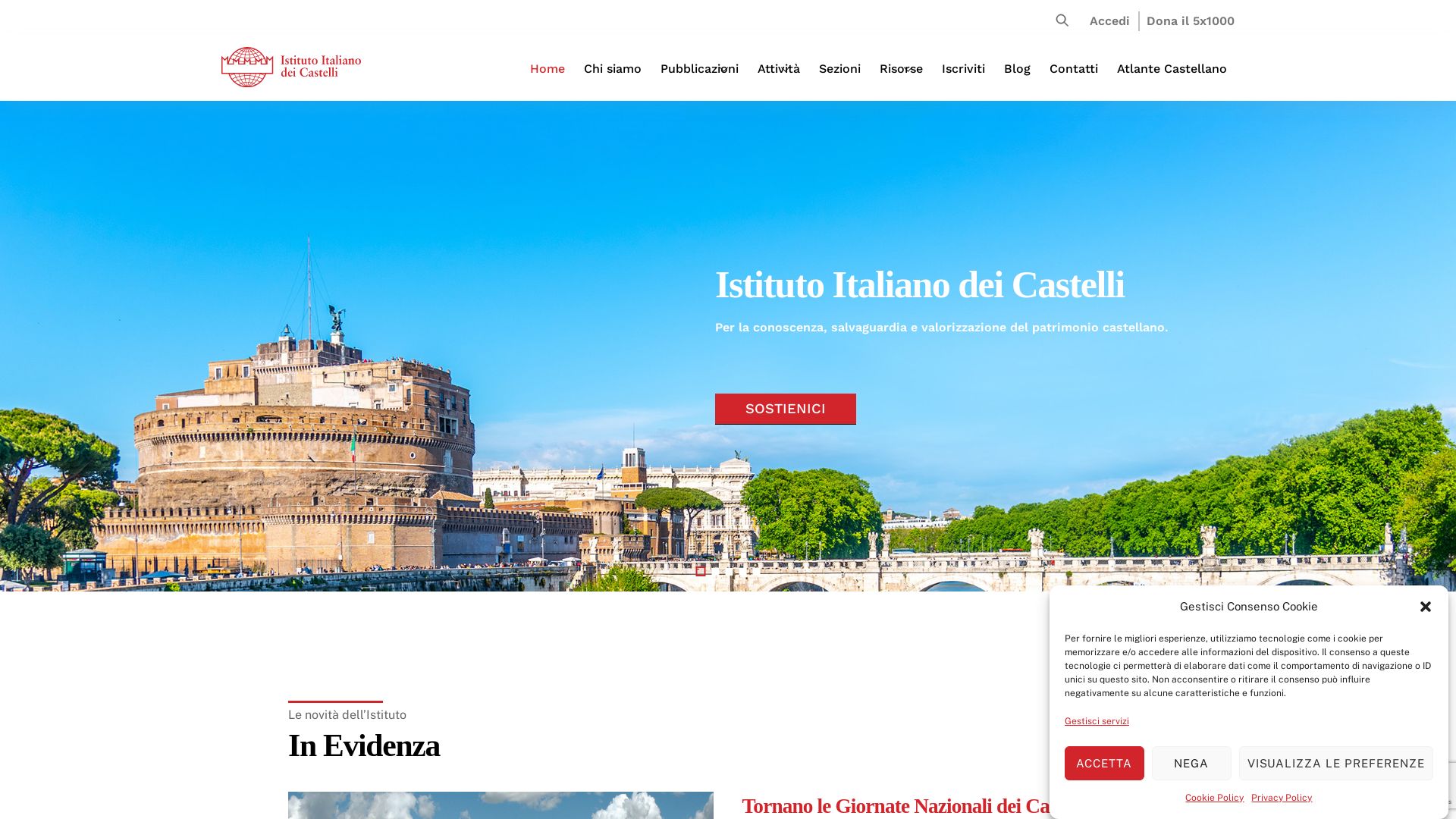 Stato del sito web istitutoitalianocastelli.it è   ONLINE