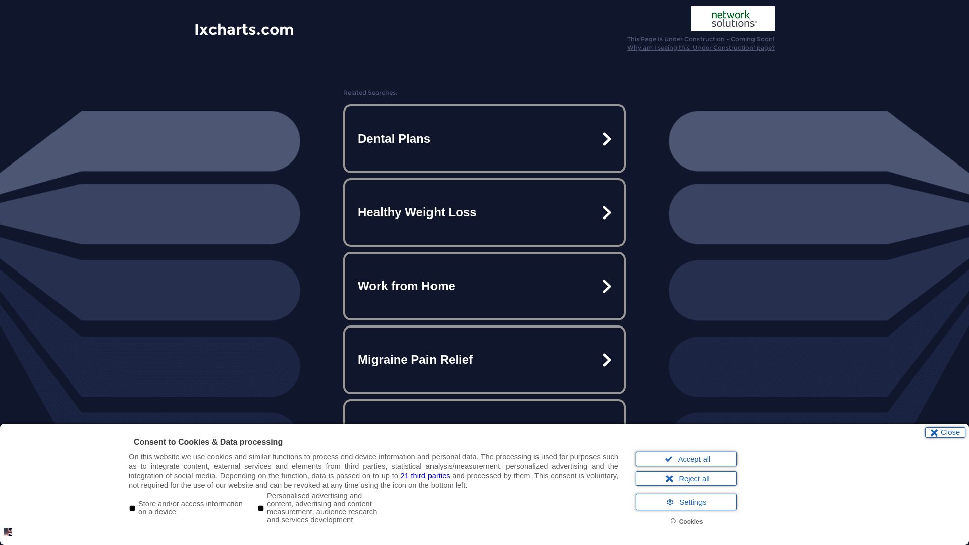 Stato del sito web ixcharts.com è   ONLINE