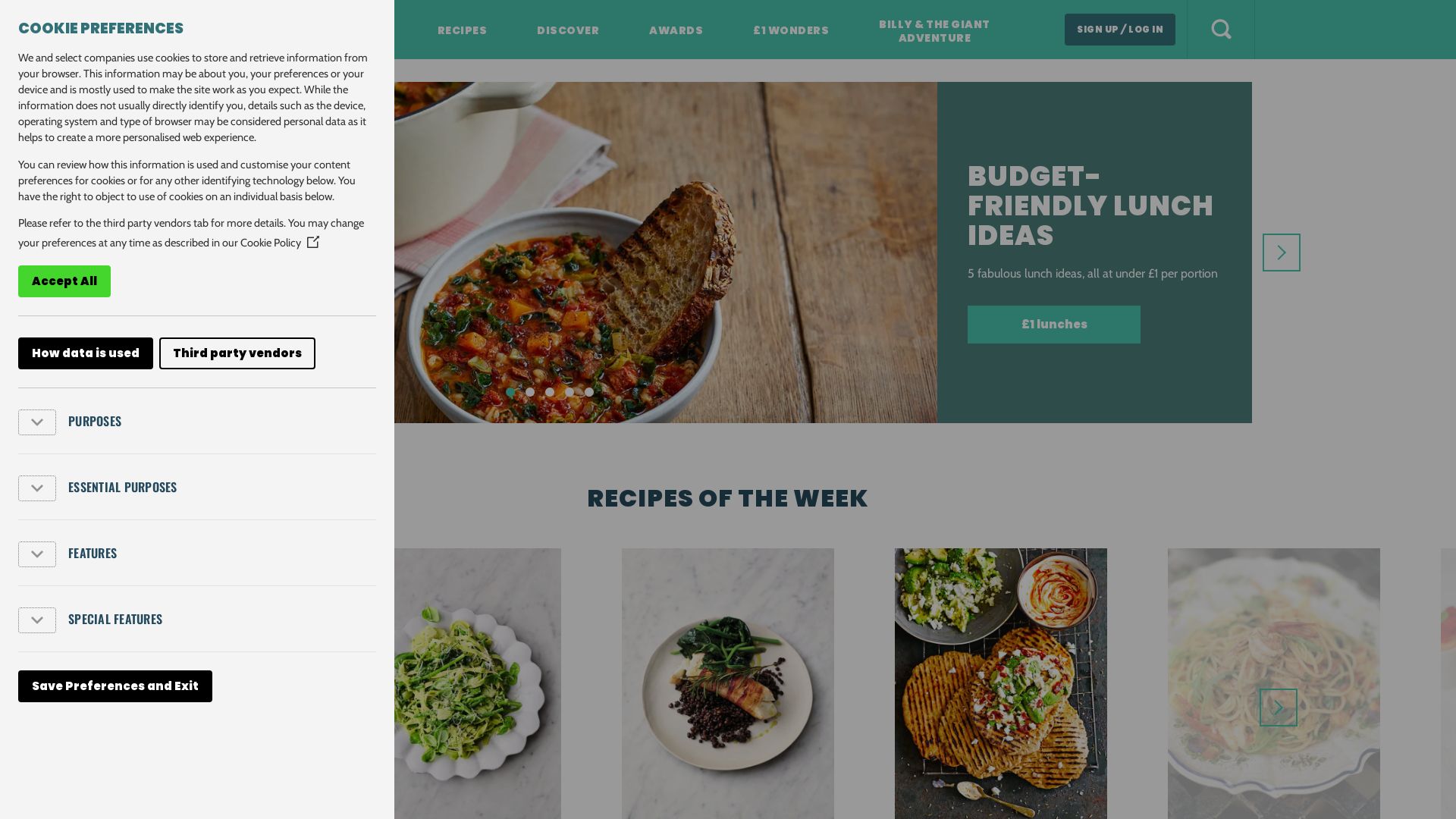 Stato del sito web jamieoliver.com è   ONLINE