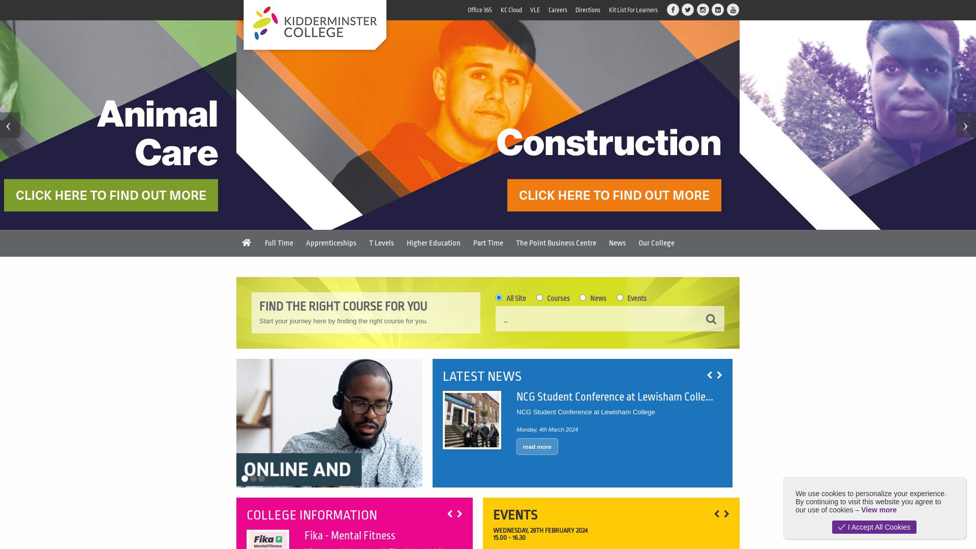 Stato del sito web kidderminster.ac.uk è   ONLINE