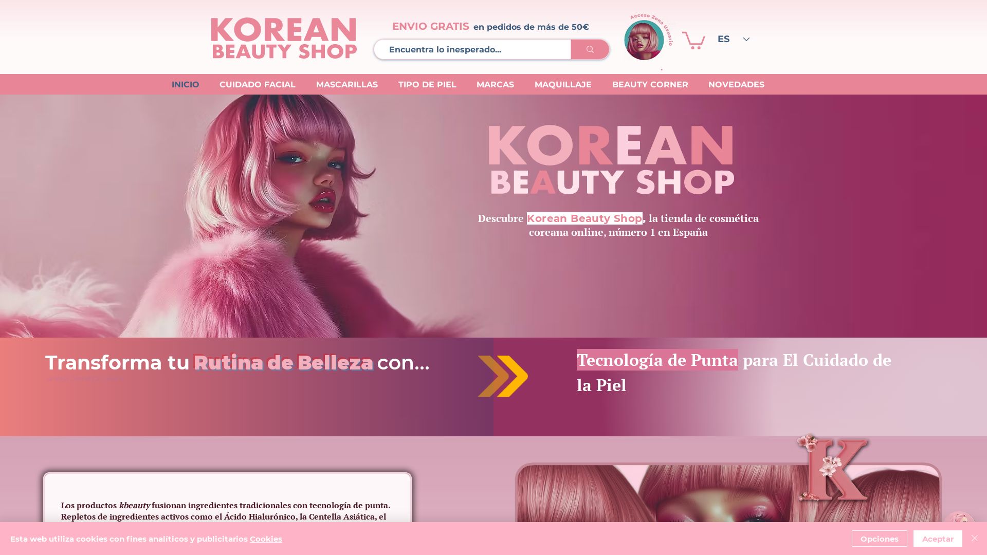Stato del sito web koreanbeautyshopeu.com è   ONLINE