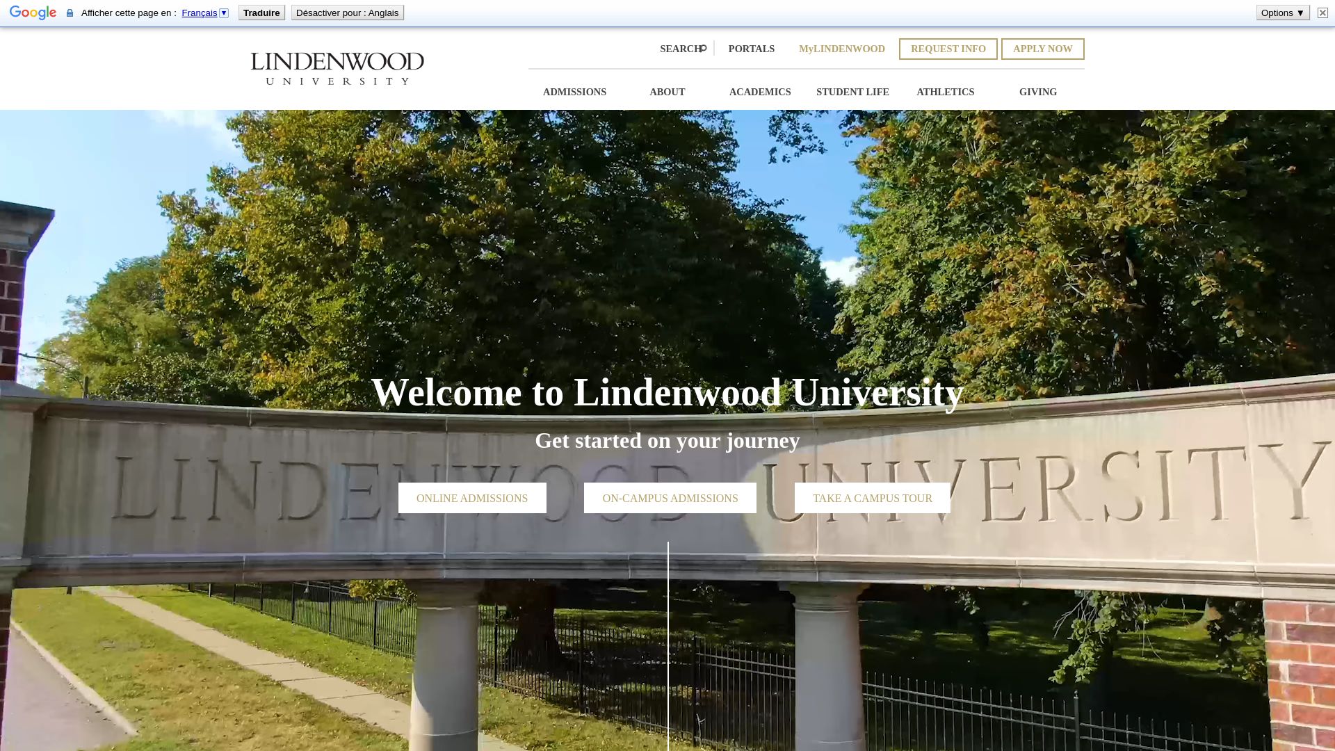 Stato del sito web lindenwood.edu è   ONLINE