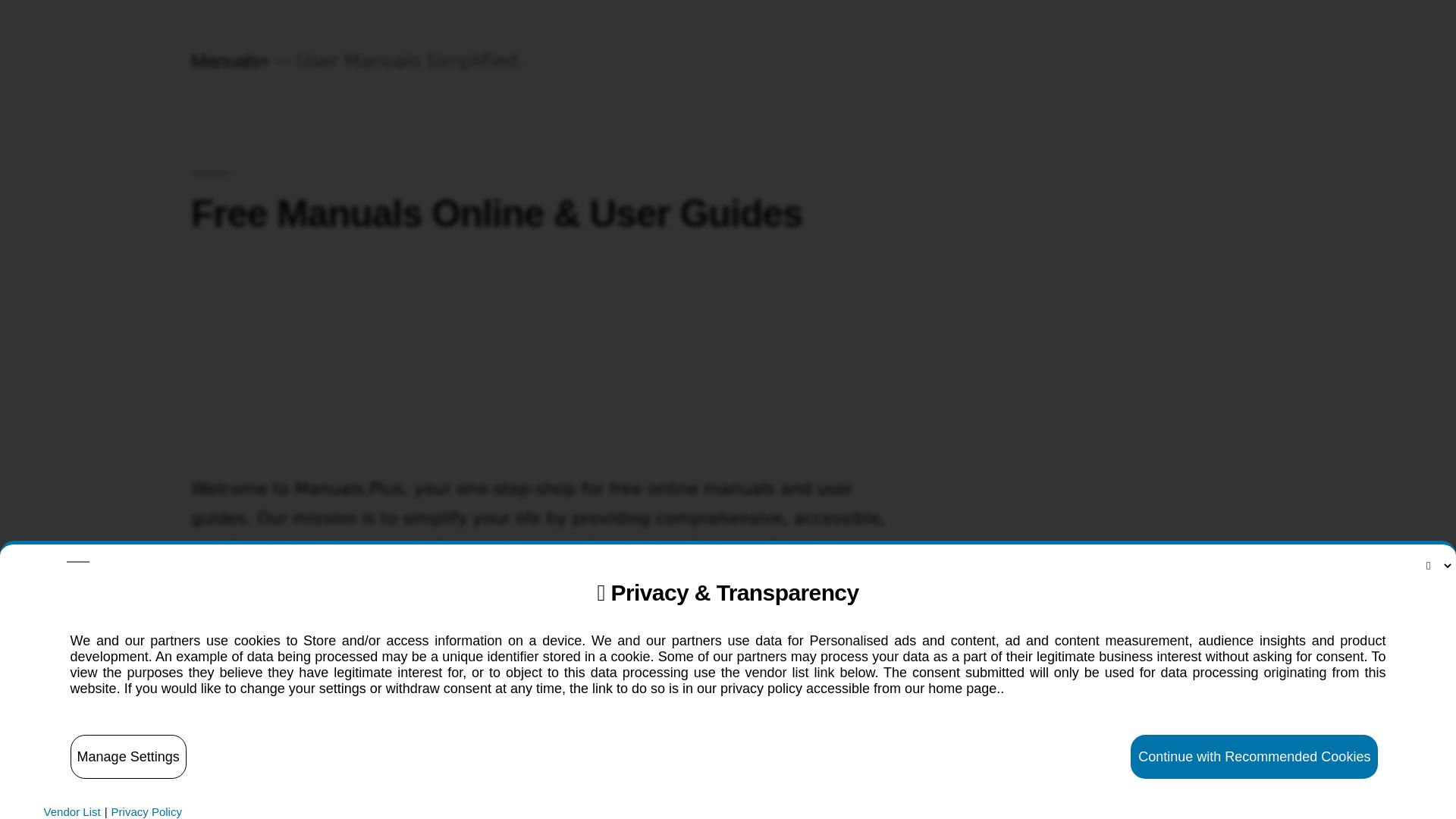 Stato del sito web manuals.plus è   ONLINE