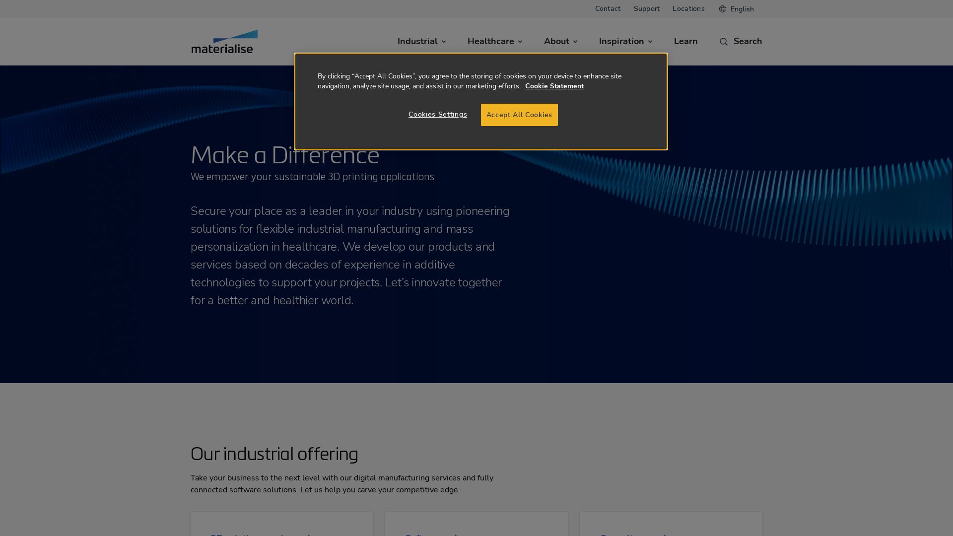 Stato del sito web materialise.com è   ONLINE