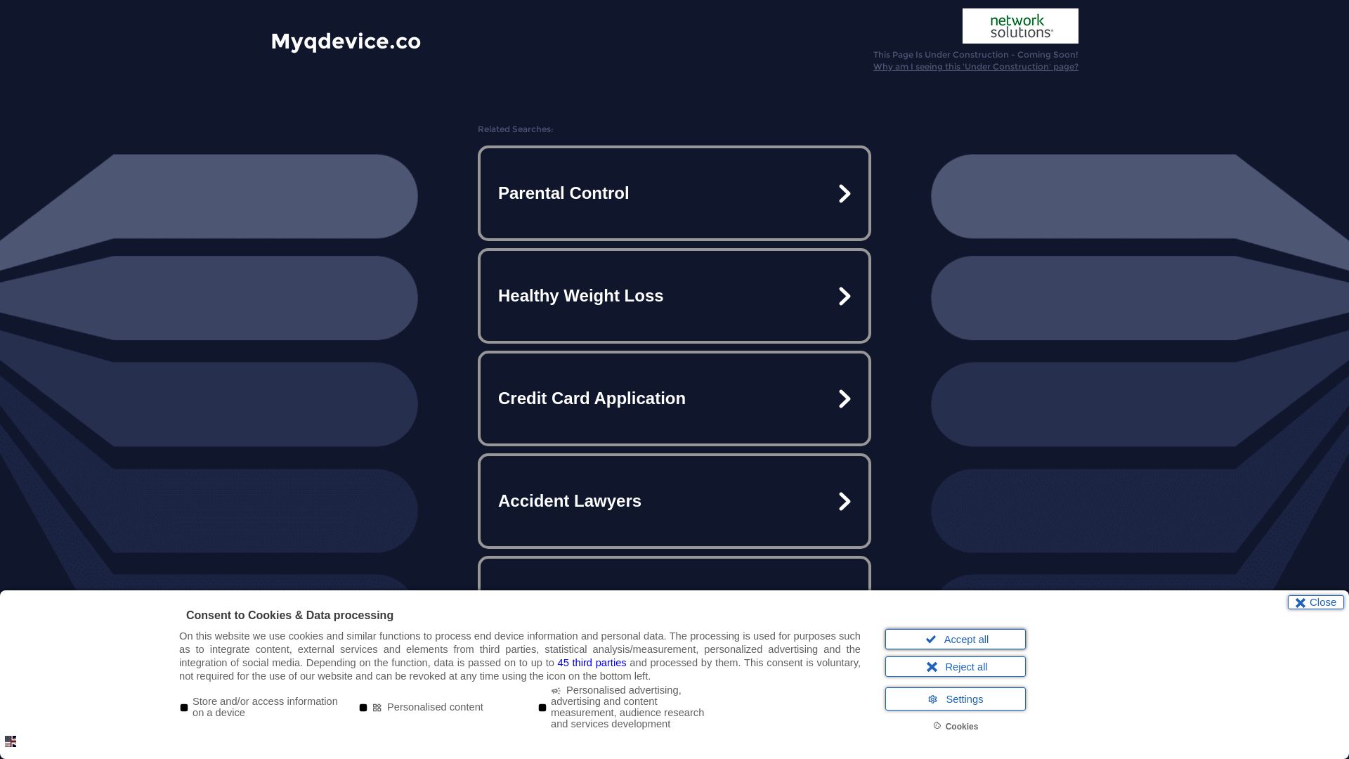 Stato del sito web myqdevice.co è   ONLINE
