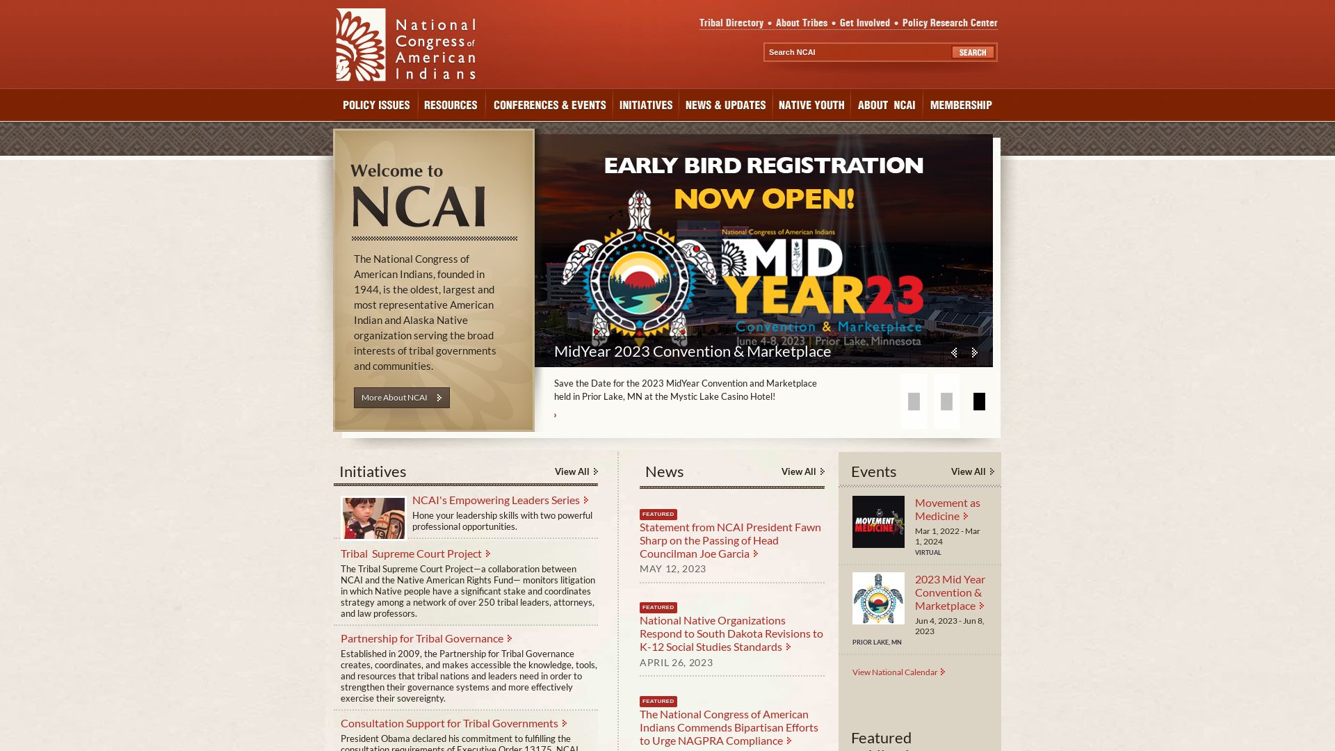 Stato del sito web ncai.org è   ONLINE