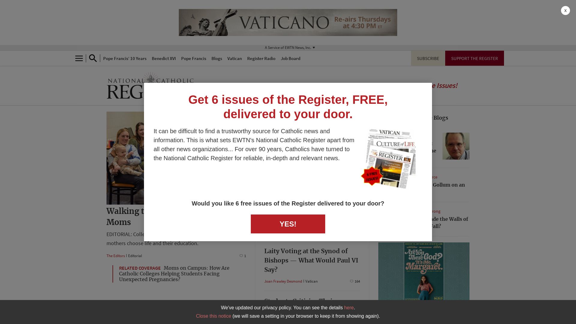 Stato del sito web ncregister.com è   ONLINE