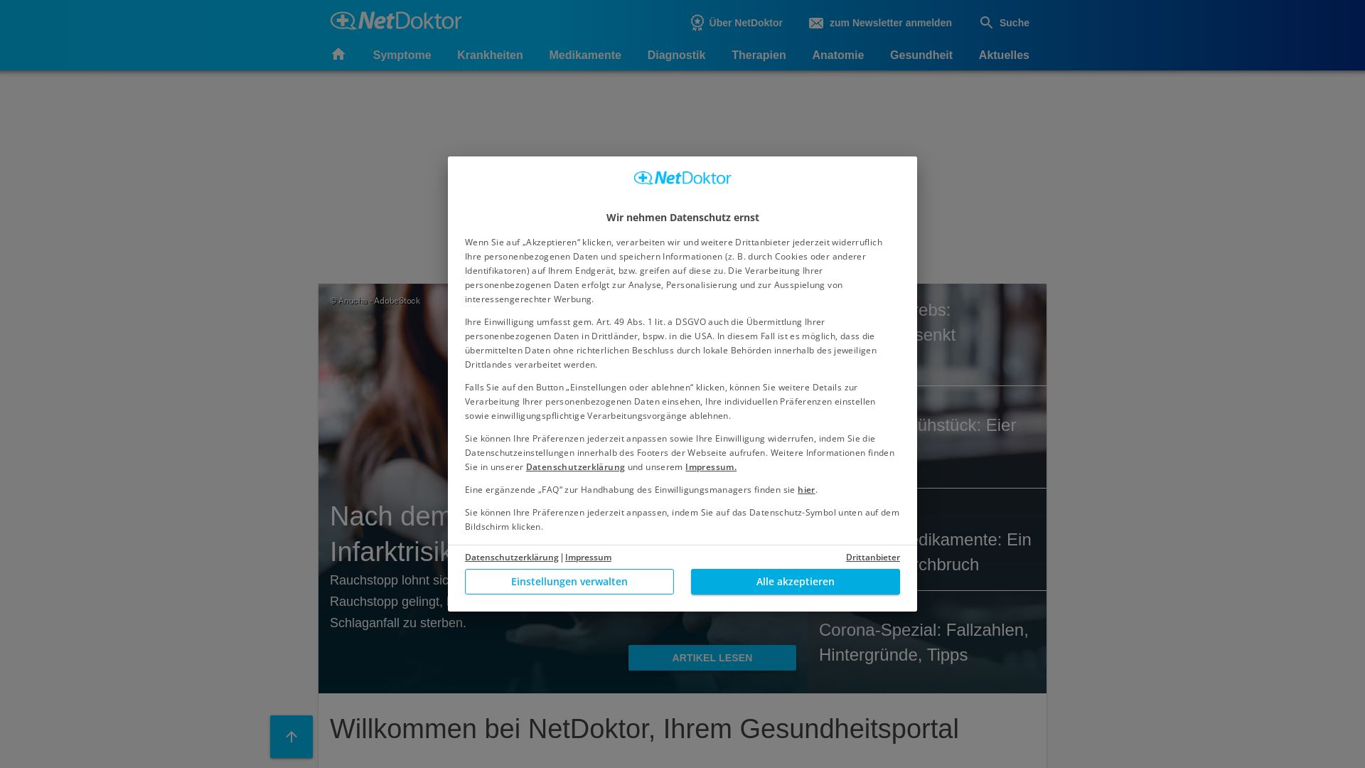 Stato del sito web netdoktor.de è   ONLINE
