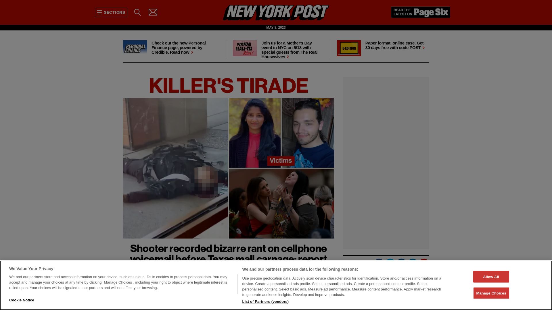 Stato del sito web nypost.com è   ONLINE