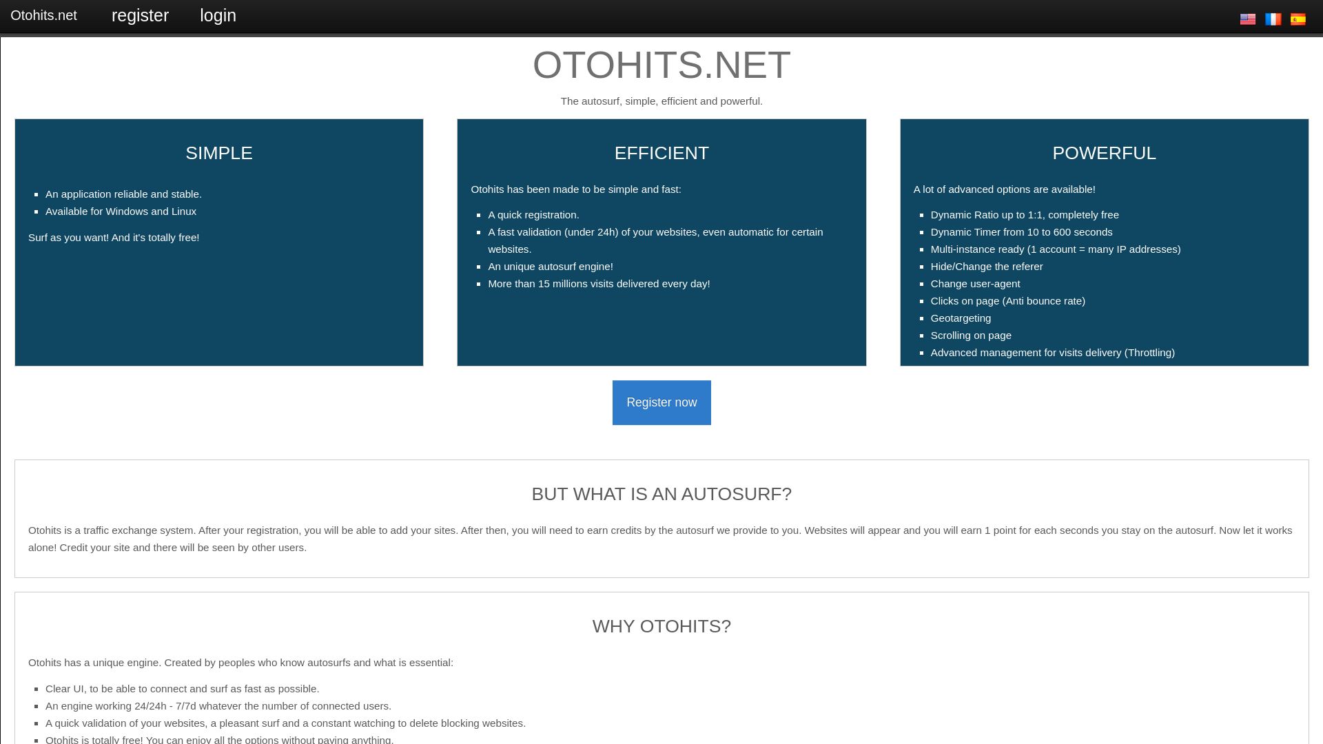 Stato del sito web otohits.net è   ONLINE