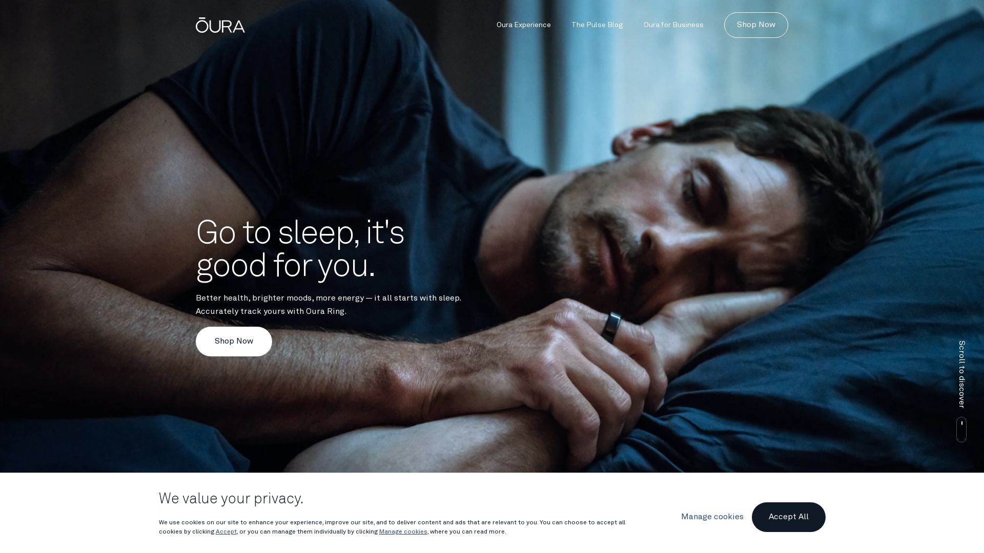Stato del sito web ouraring.com è   ONLINE