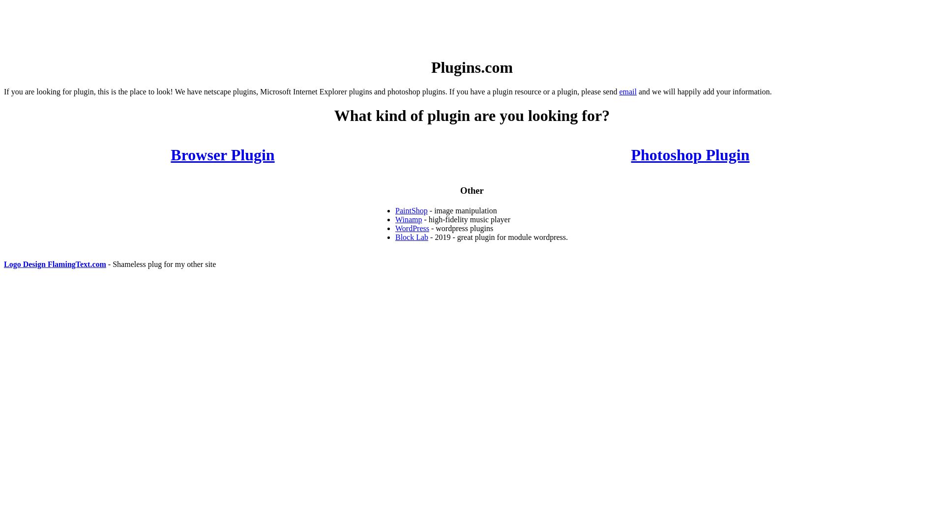 Stato del sito web plugins.com è   ONLINE