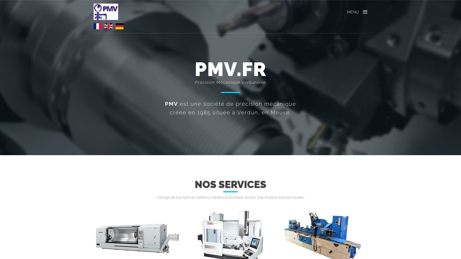 Stato del sito web pmv.fr è   ONLINE