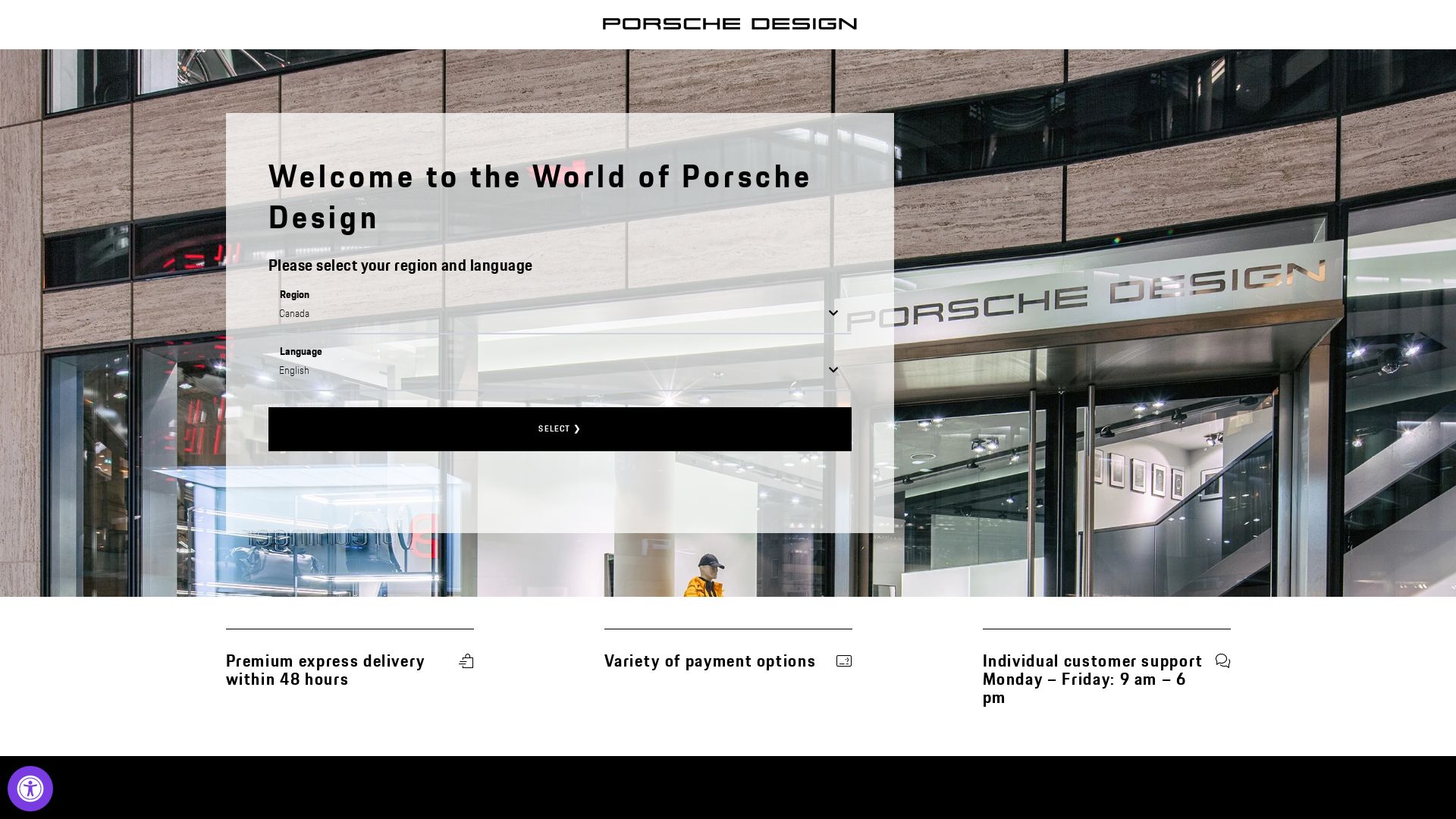 Stato del sito web porsche-design.com è   ONLINE