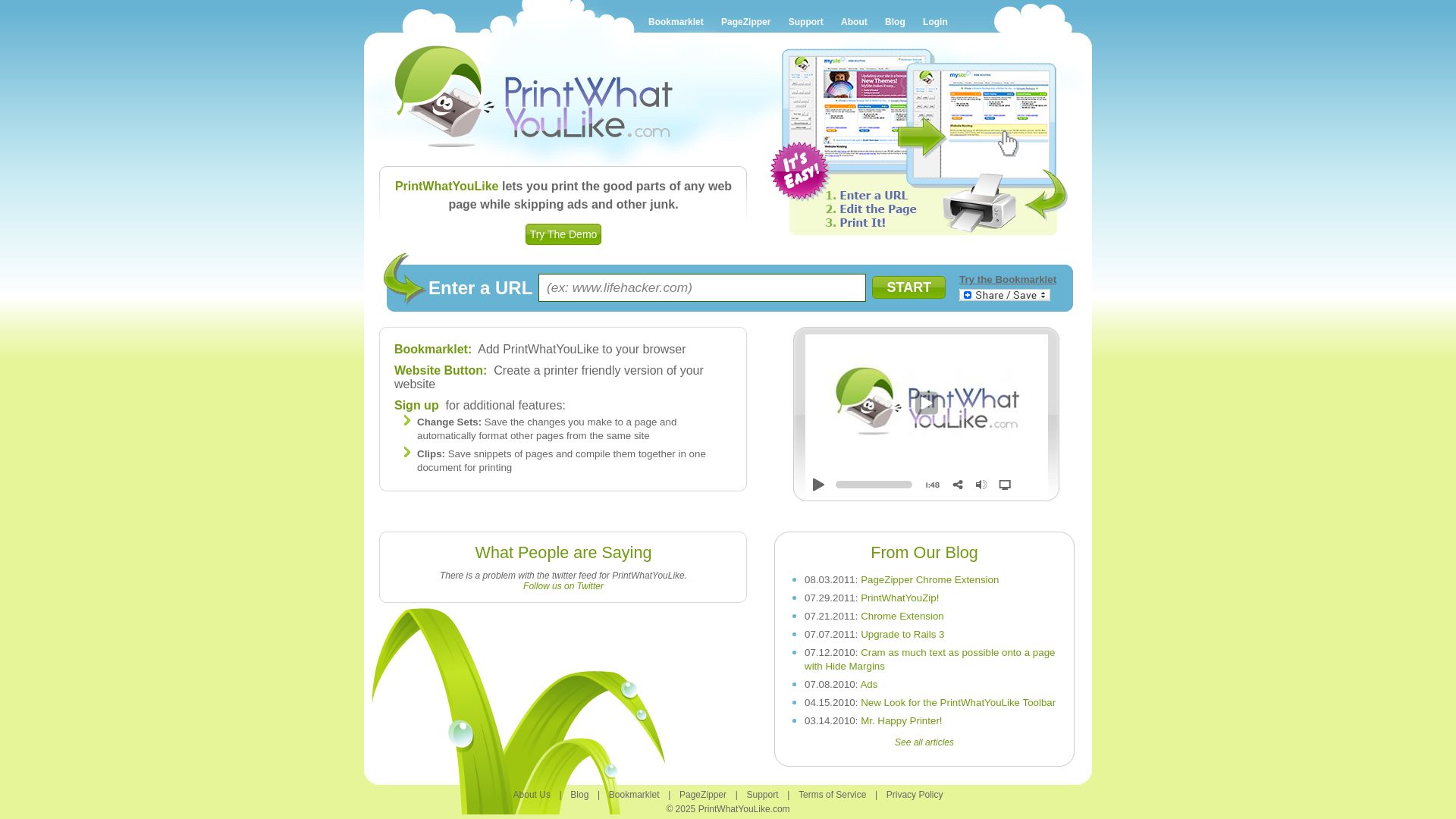 Stato del sito web printwhatyoulike.com è   ONLINE