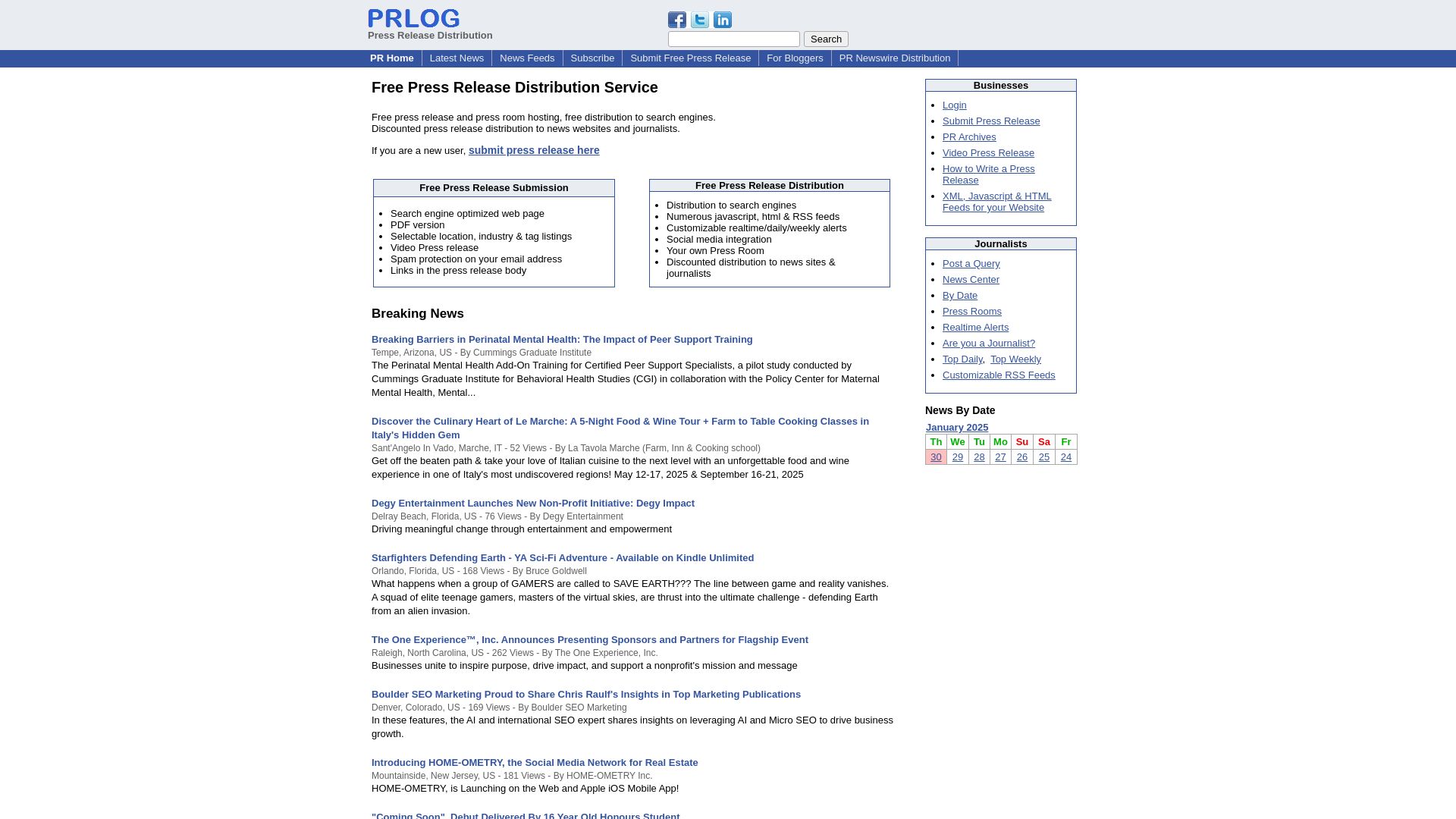 Stato del sito web prlog.org è   ONLINE