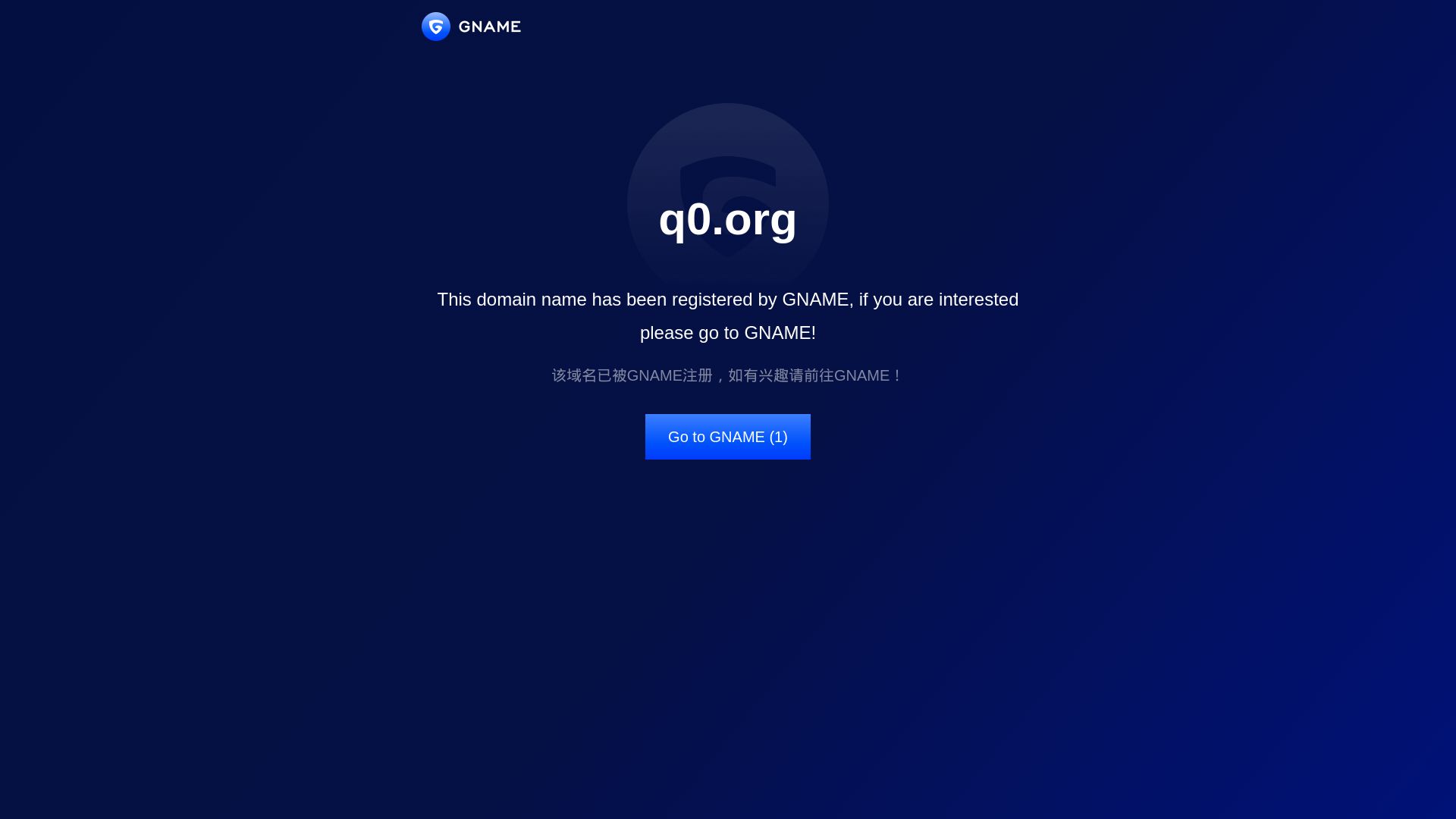 Stato del sito web q0.org è   ONLINE