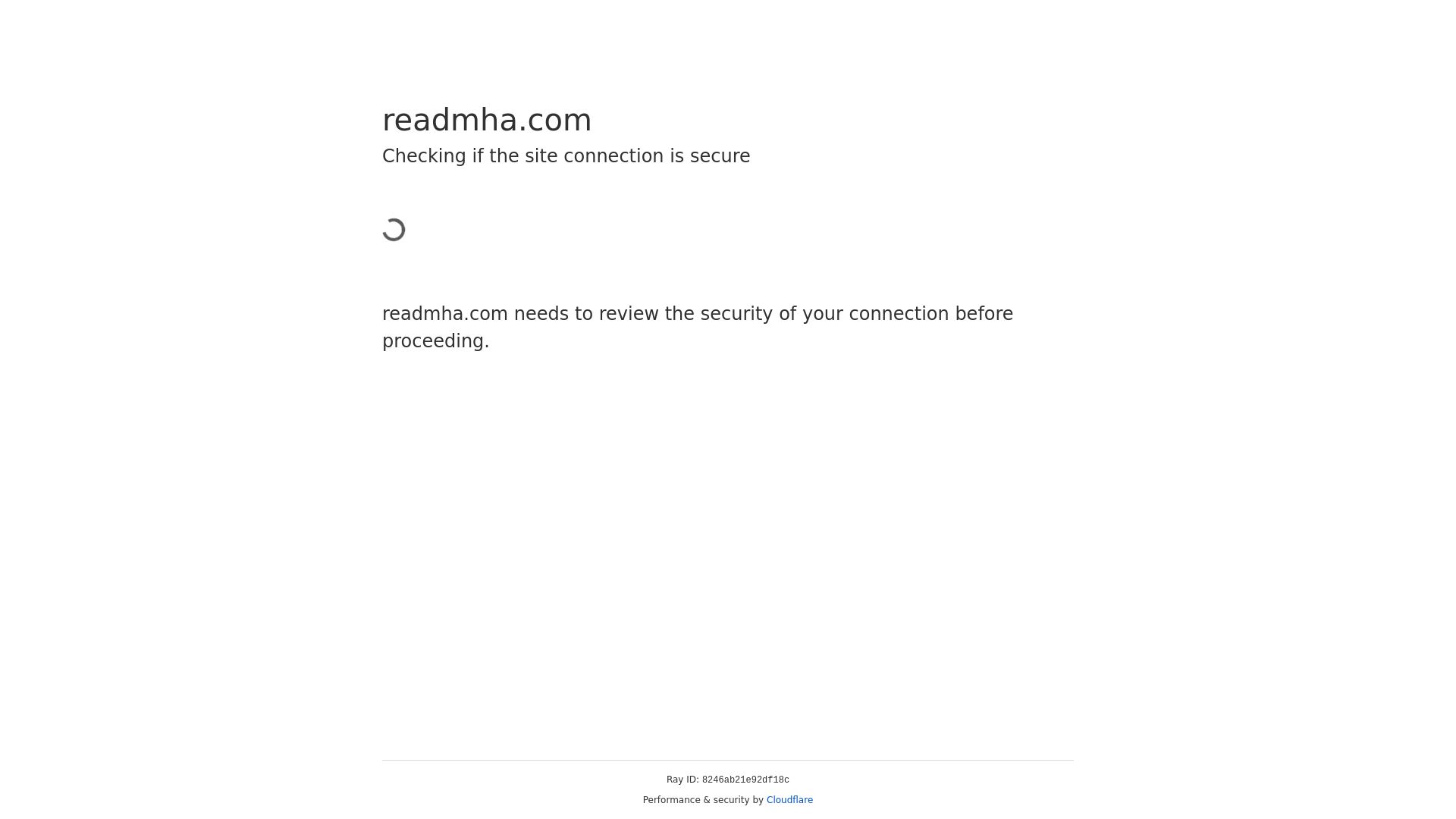 Stato del sito web readmha.com è   ONLINE
