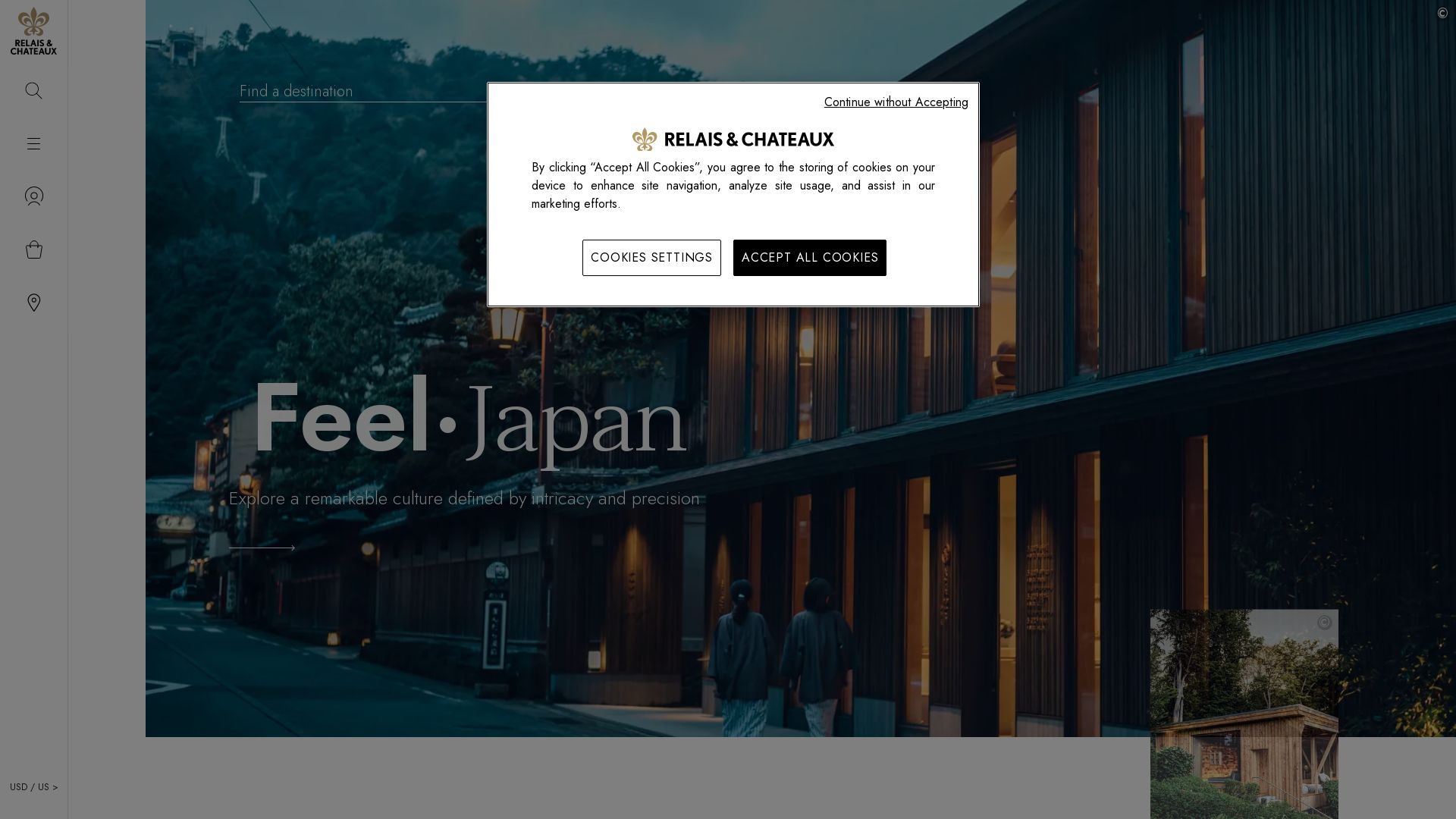Stato del sito web relaischateaux.com è   ONLINE