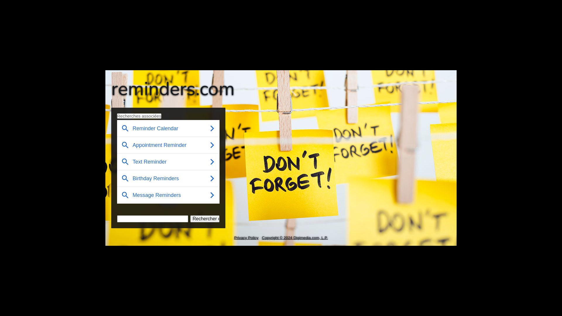 Stato del sito web reminder.com è   ONLINE