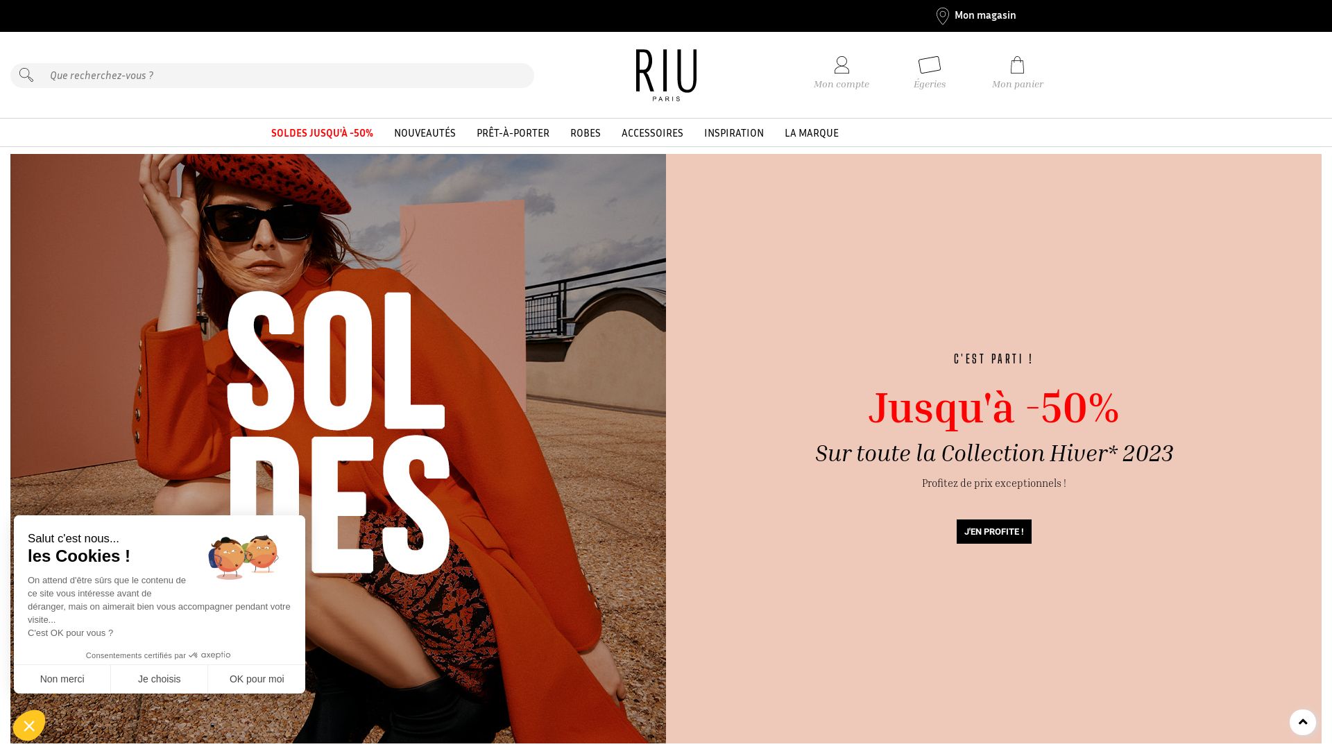Stato del sito web riu.fr è   ONLINE
