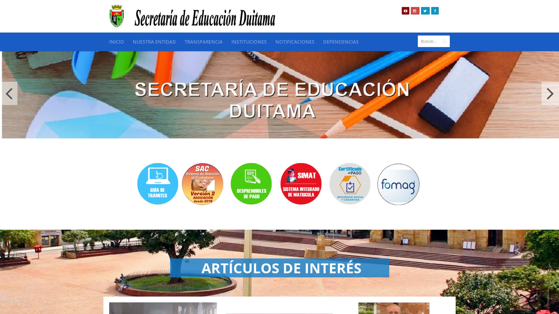 Stato del sito web semduitama.gov.co è   ONLINE