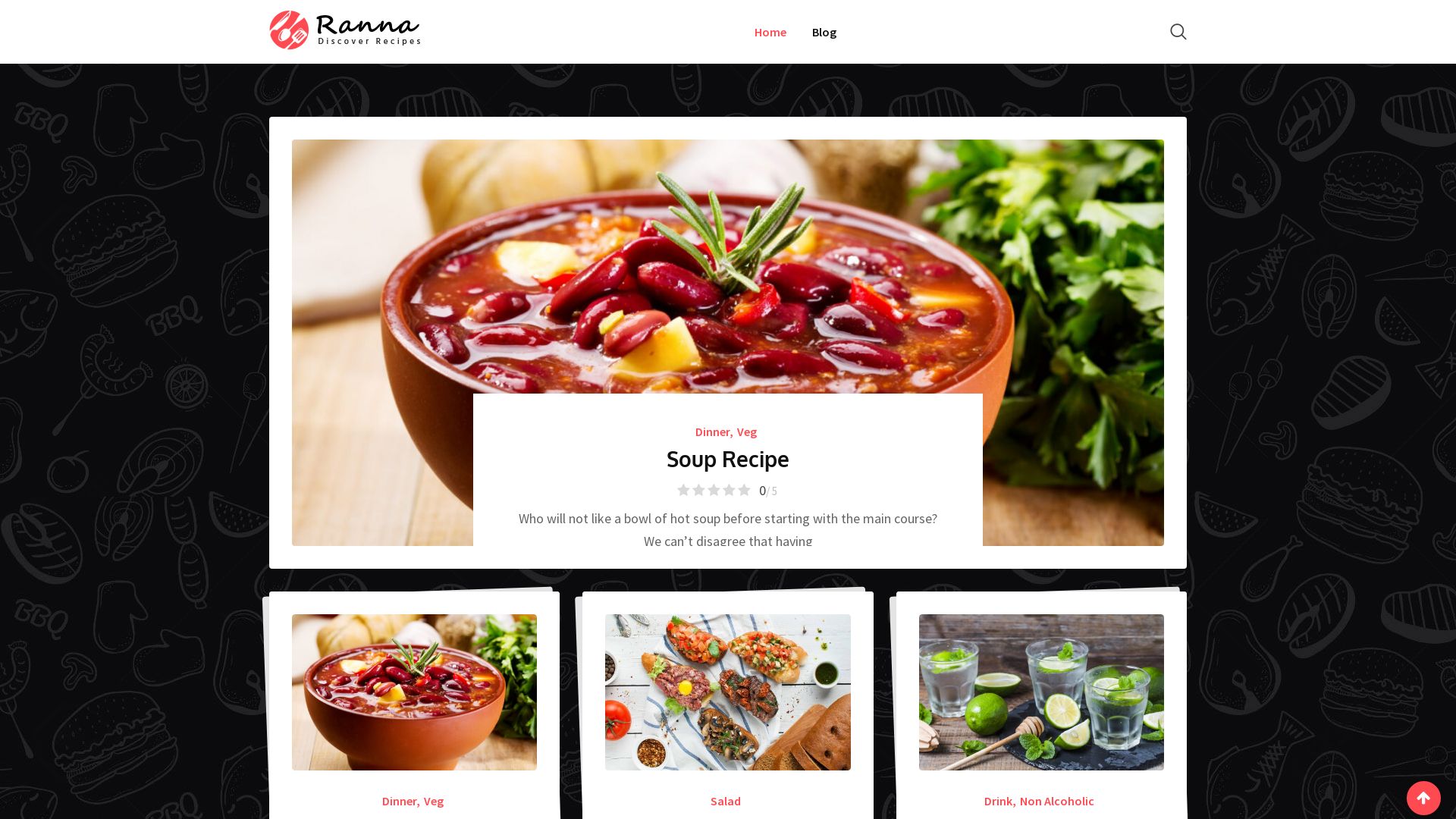 Stato del sito web showrecipe.com è   ONLINE