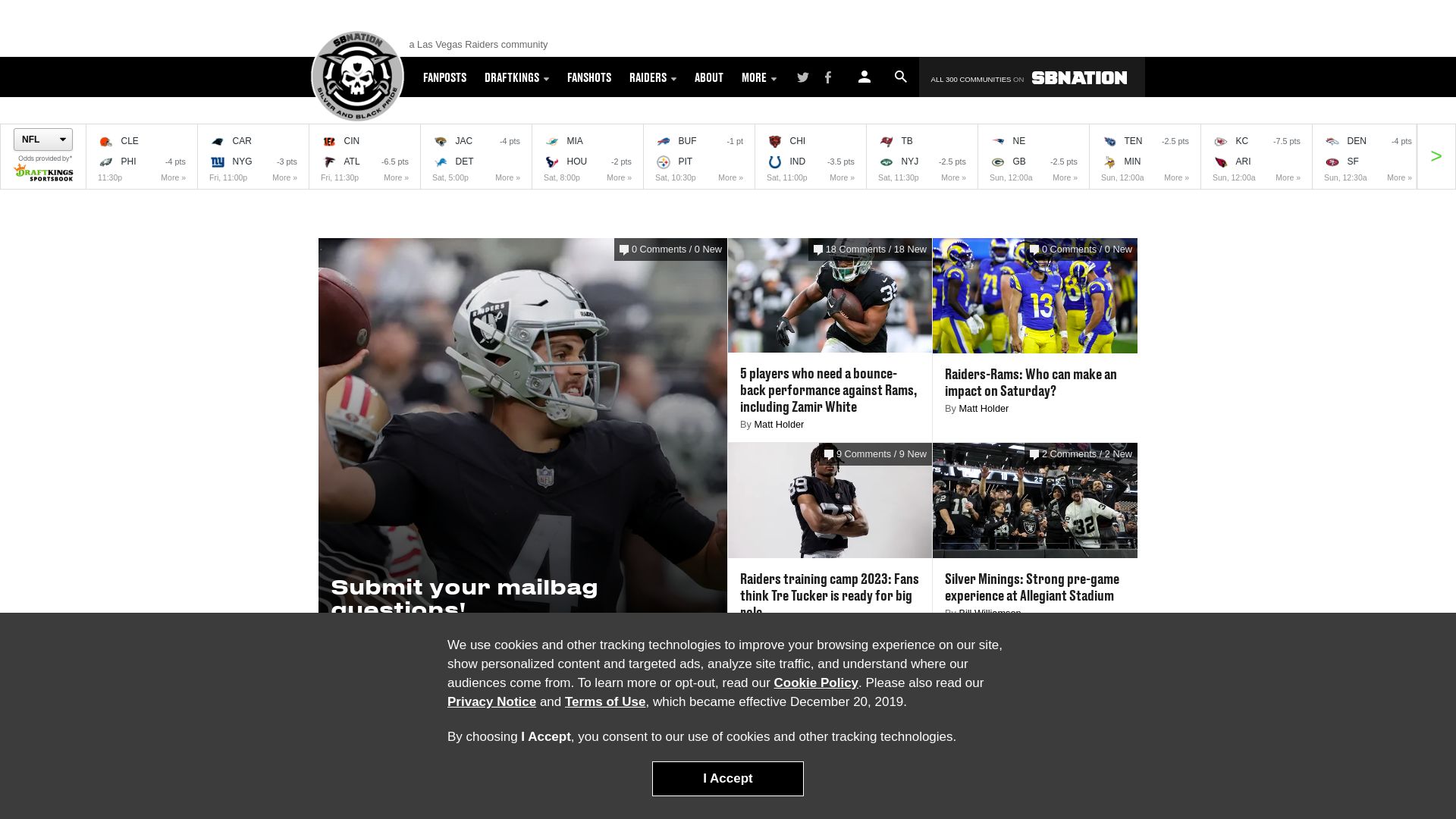 Stato del sito web silverandblackpride.com è   ONLINE