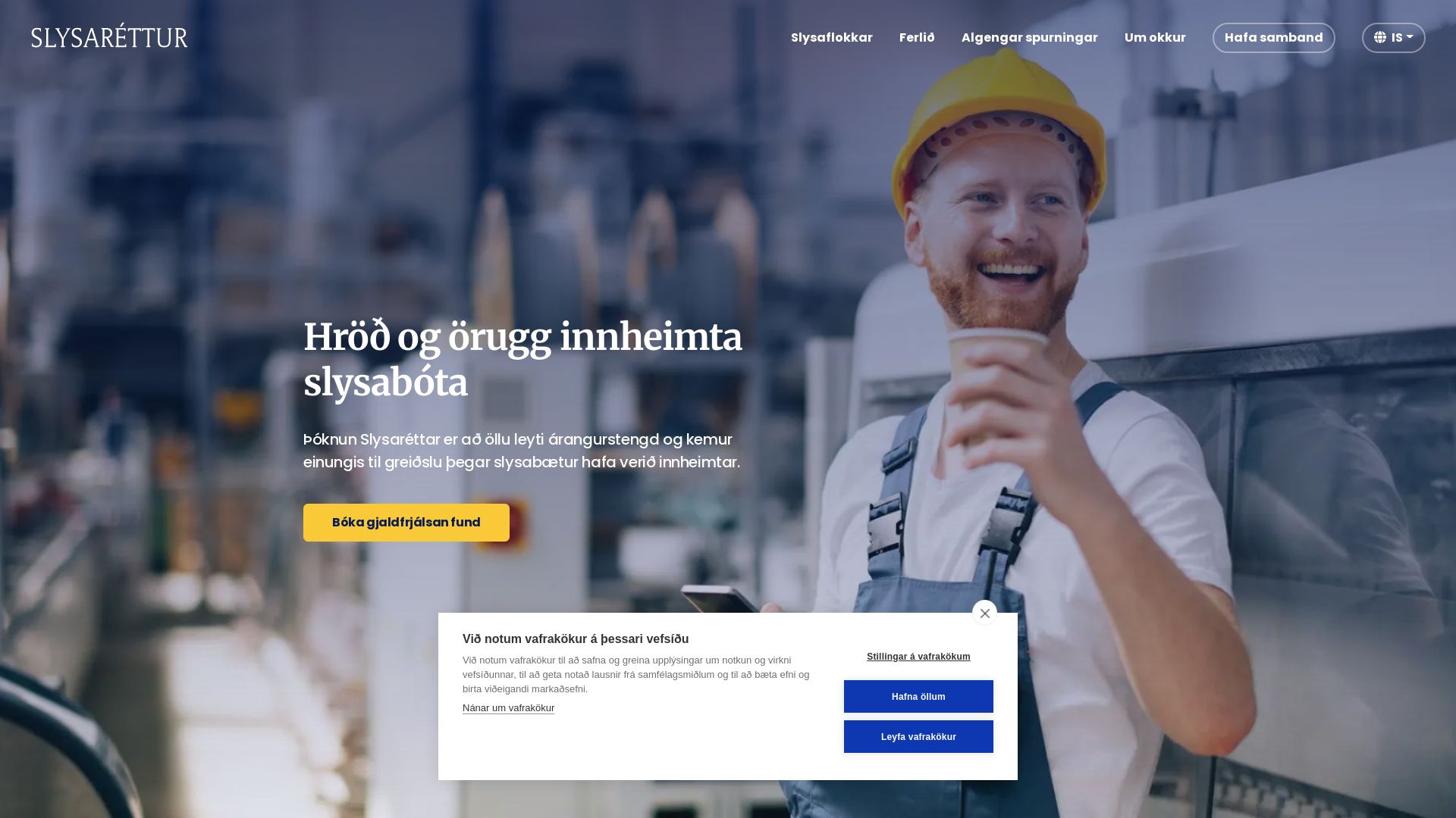 Stato del sito web slysarettur.is è   ONLINE