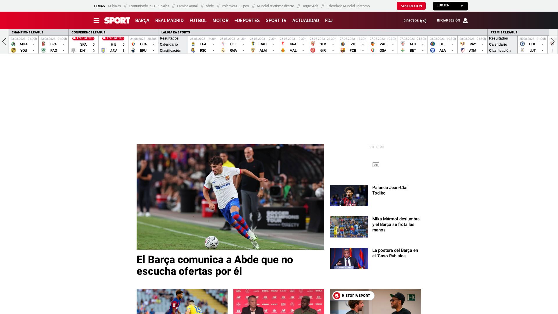 Stato del sito web sport.es è   ONLINE