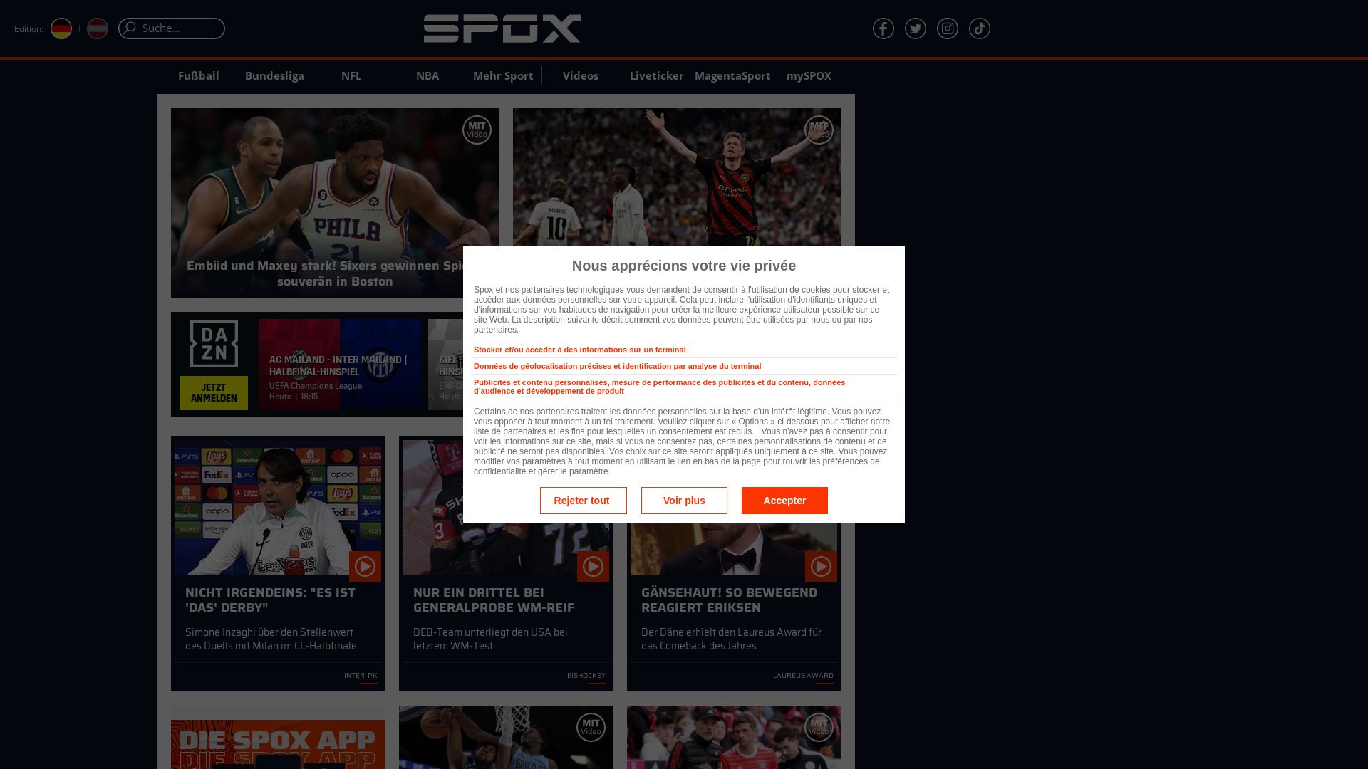 Stato del sito web spox.com è   ONLINE