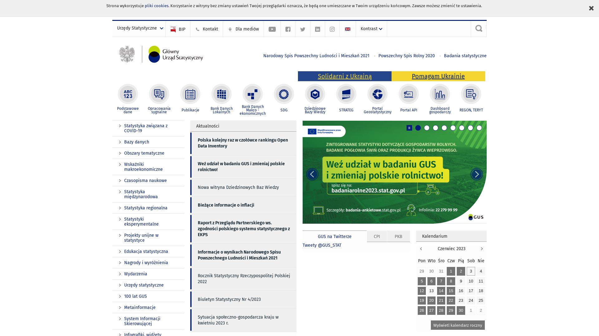 Stato del sito web stat.gov.pl è   ONLINE