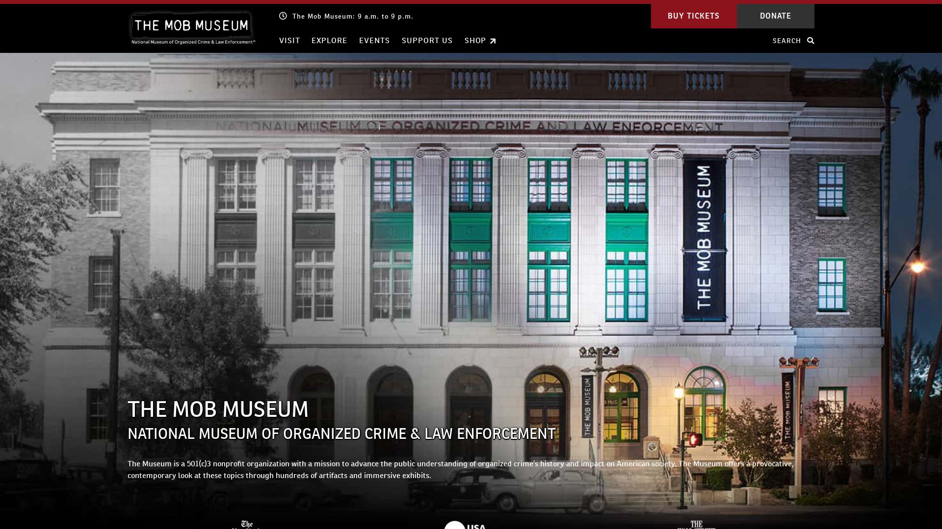 Stato del sito web themobmuseum.org è   ONLINE