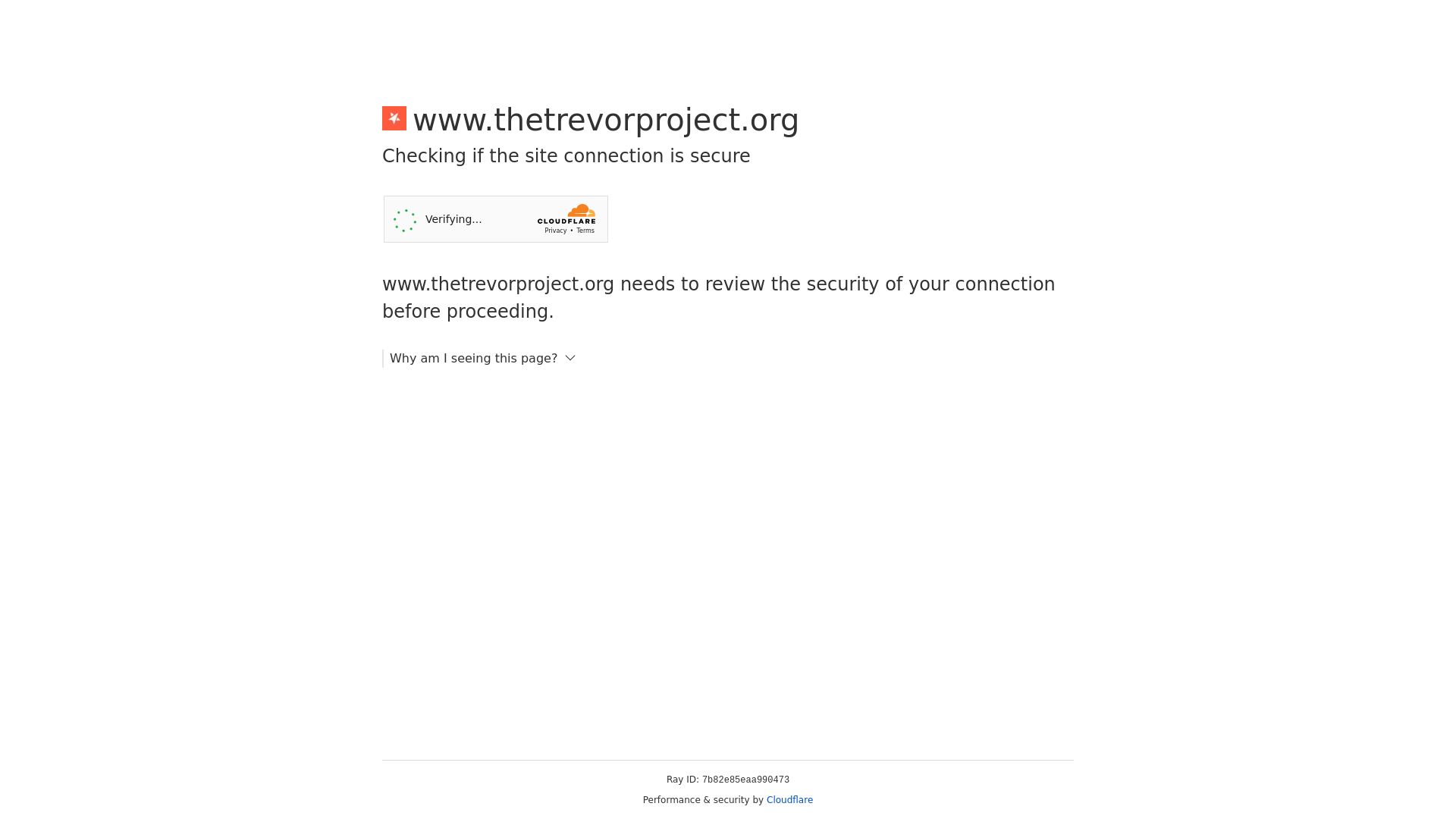 Stato del sito web thetrevorproject.org è   ONLINE