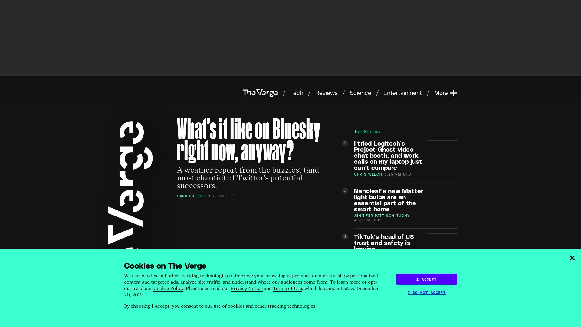 Stato del sito web theverge.com è   ONLINE