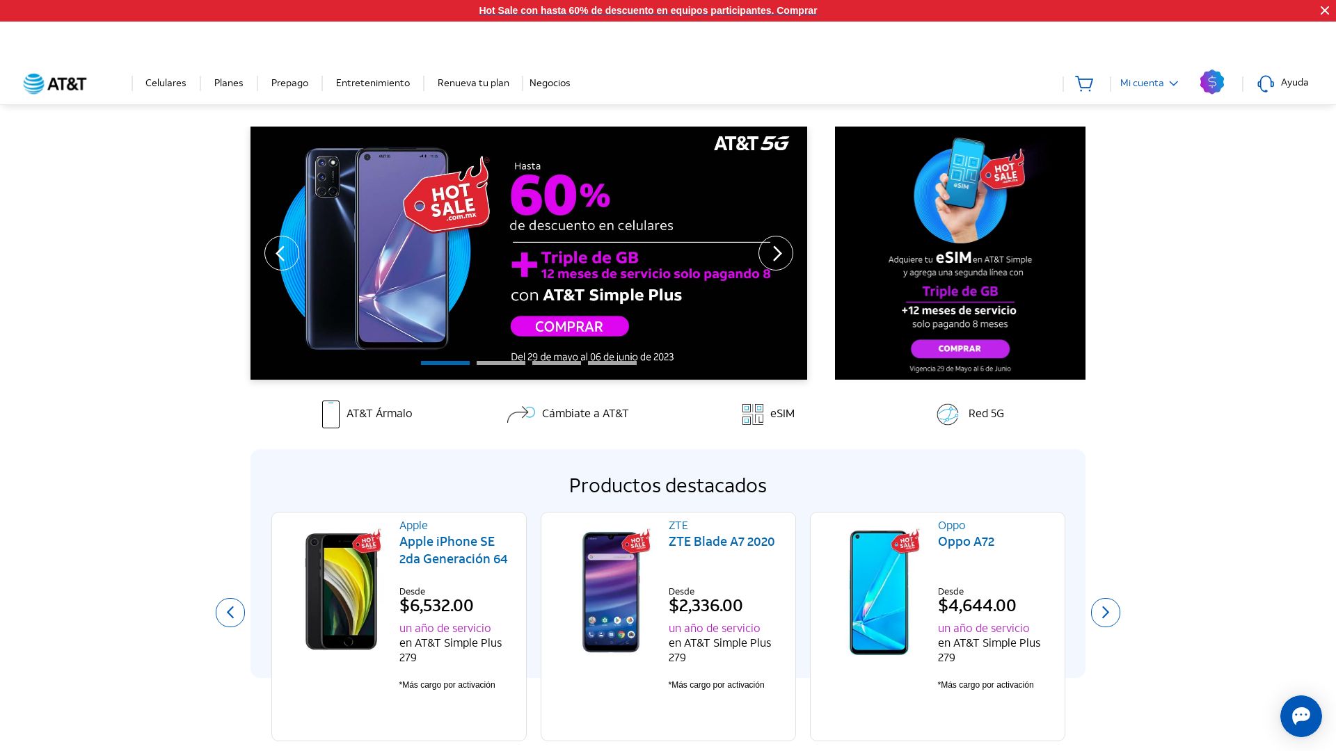 Stato del sito web tienda.att.com.mx è   ONLINE