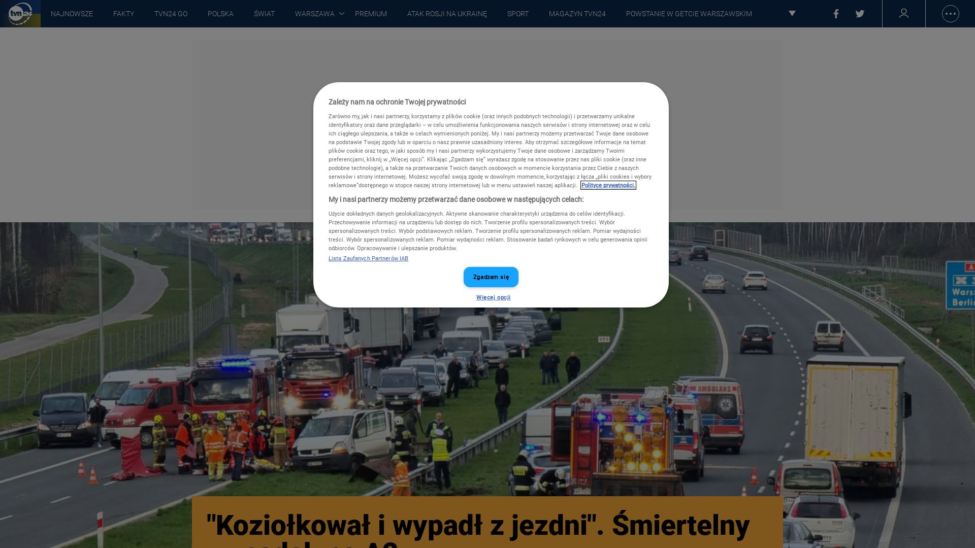 Stato del sito web tvn24.pl è   ONLINE