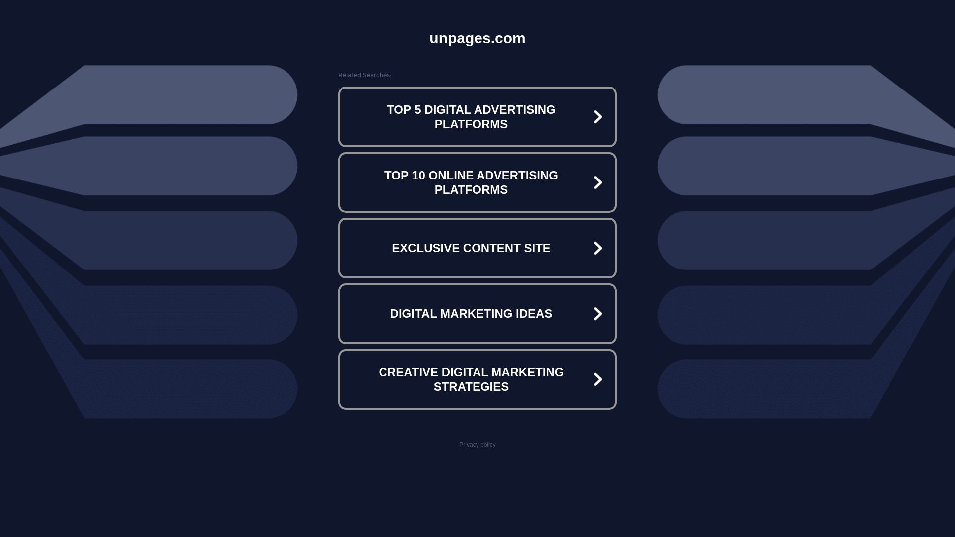 Stato del sito web unpages.com è   ONLINE
