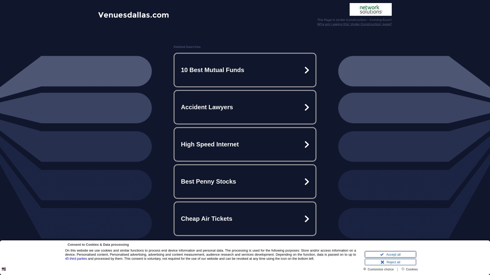 Stato del sito web venuesdallas.com è   ONLINE