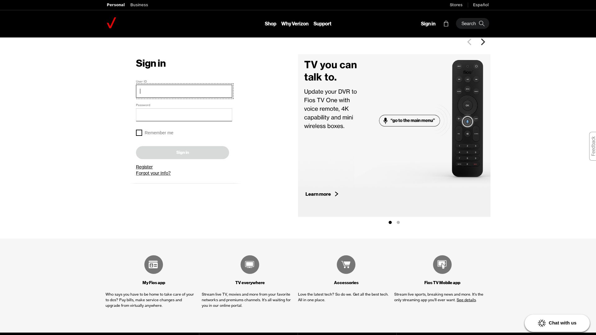 Stato del sito web verizon.net è   ONLINE