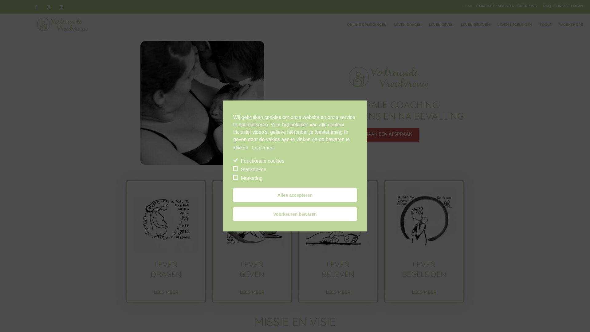 Stato del sito web vertrouwdevroedvrouw.be è   ONLINE