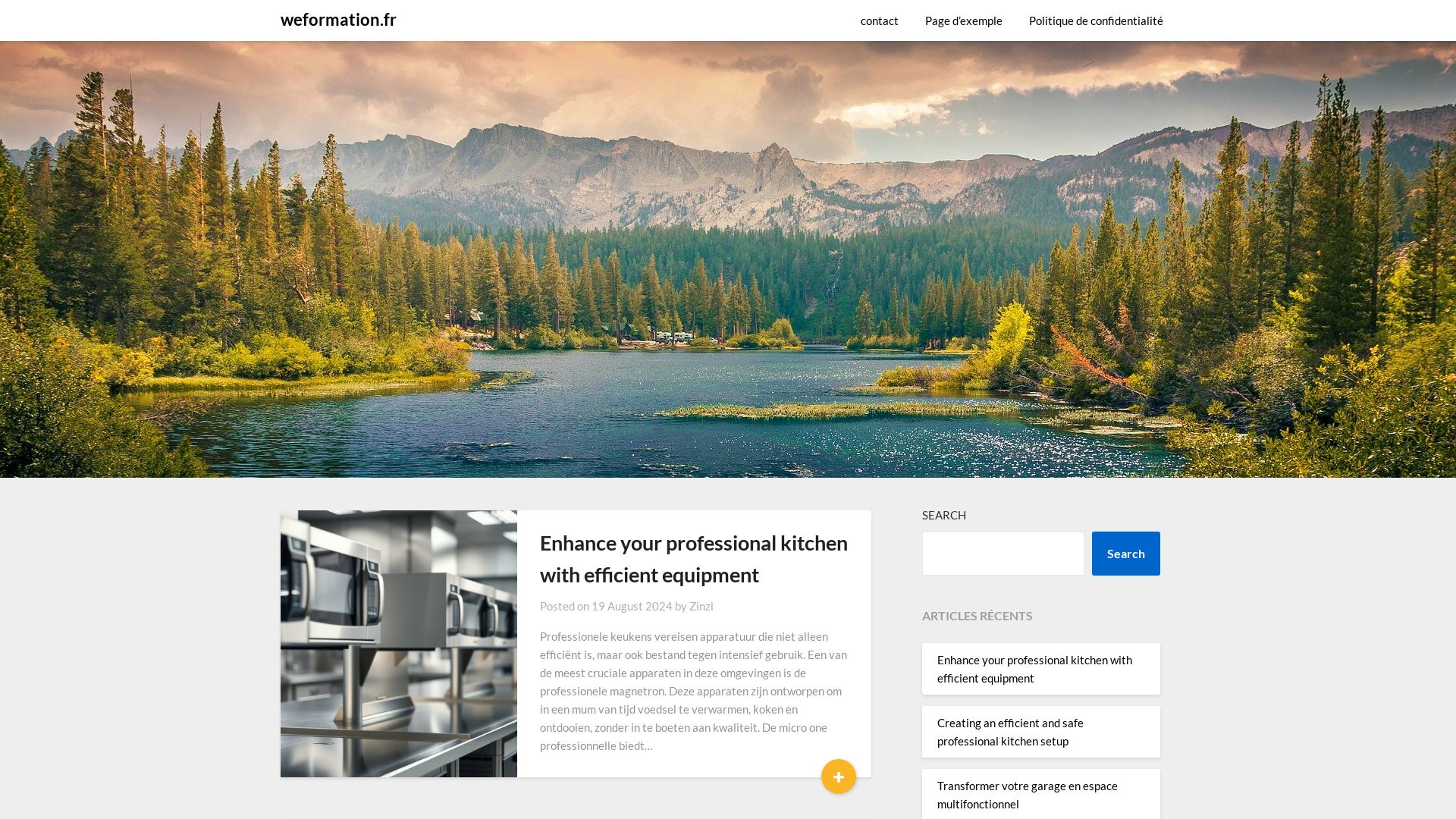 Stato del sito web weformation.fr è   ONLINE