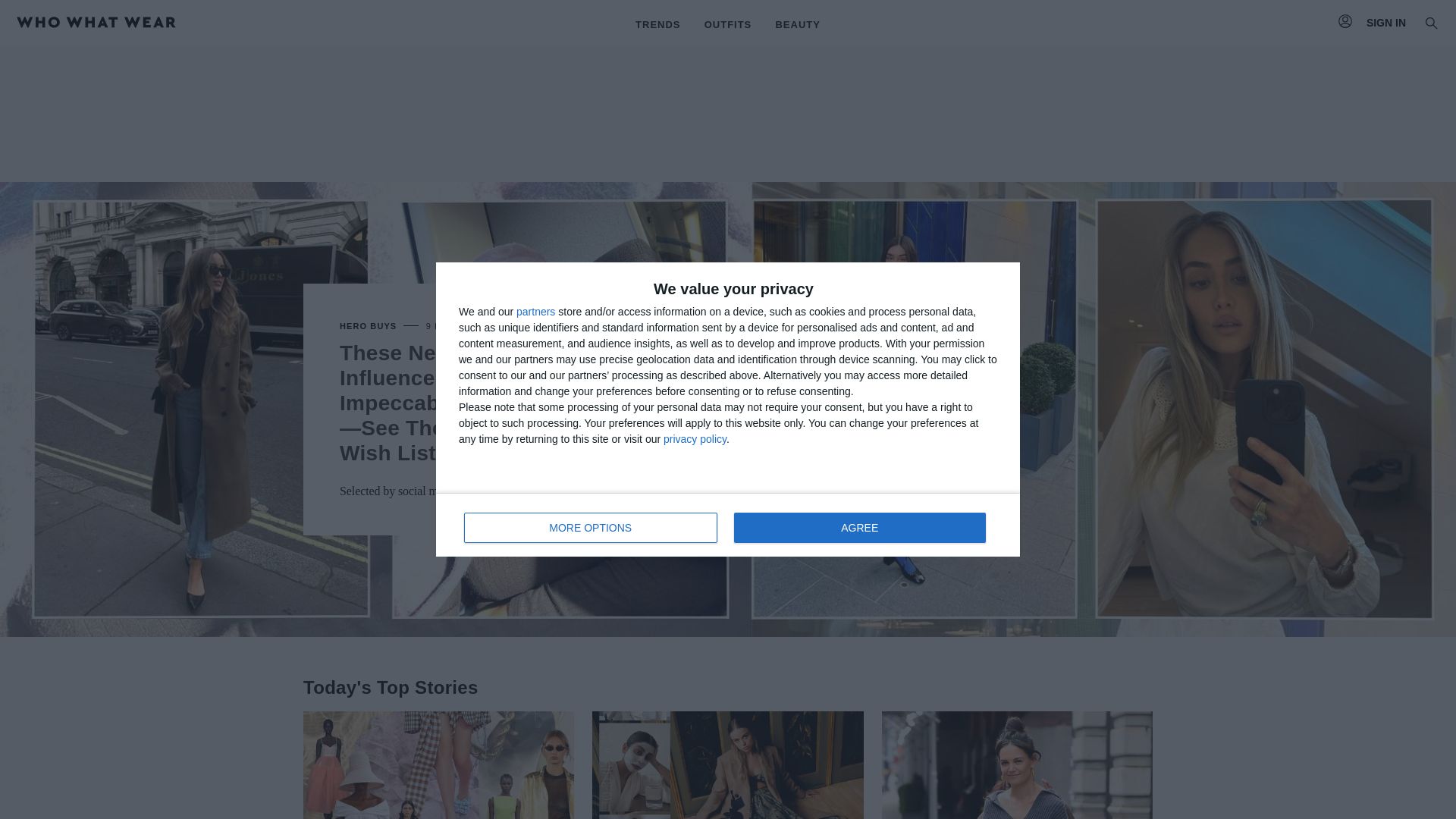 Stato del sito web whowhatwear.com è   ONLINE