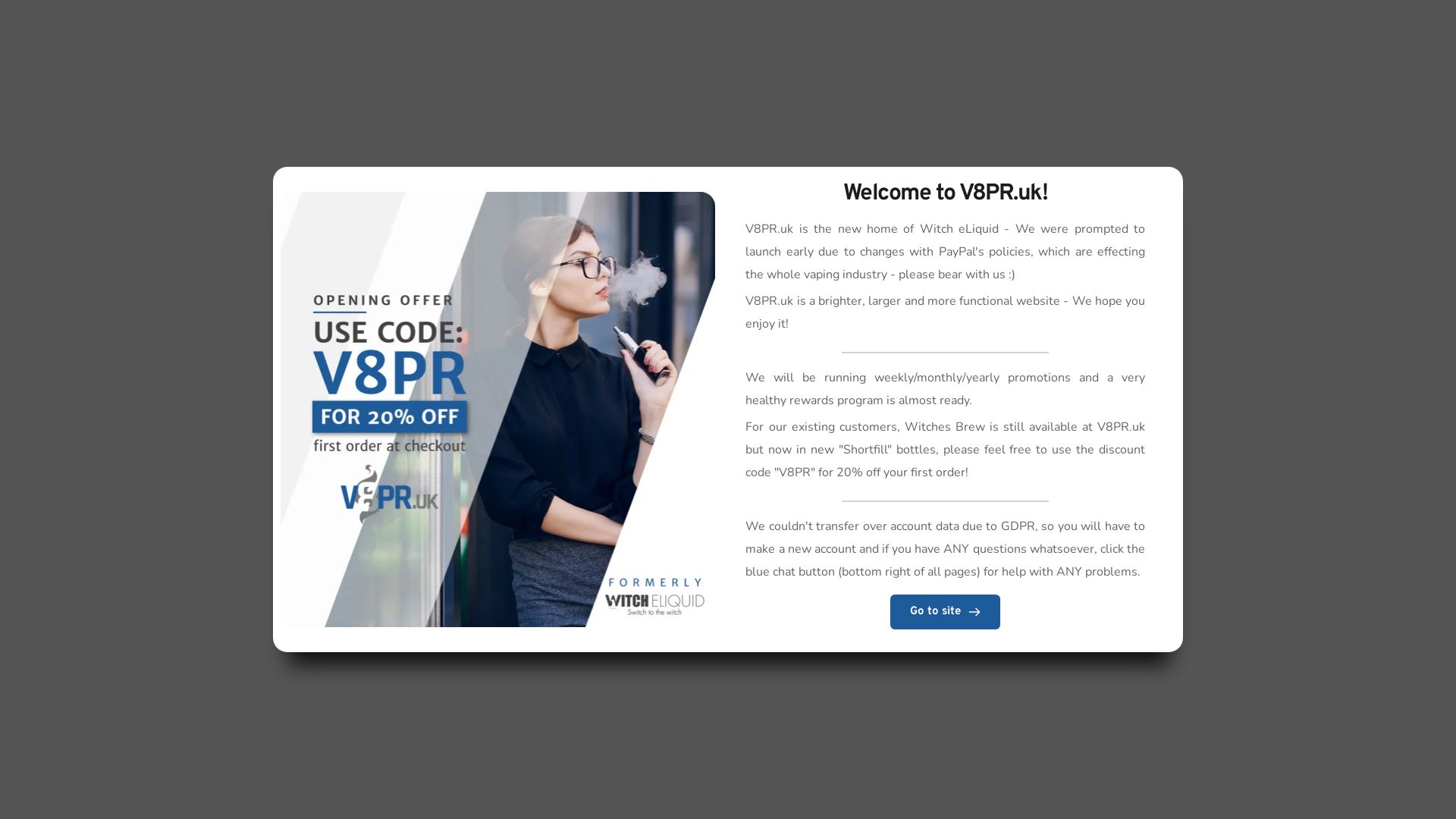 Stato del sito web wickedeliquid.co.uk è   ONLINE