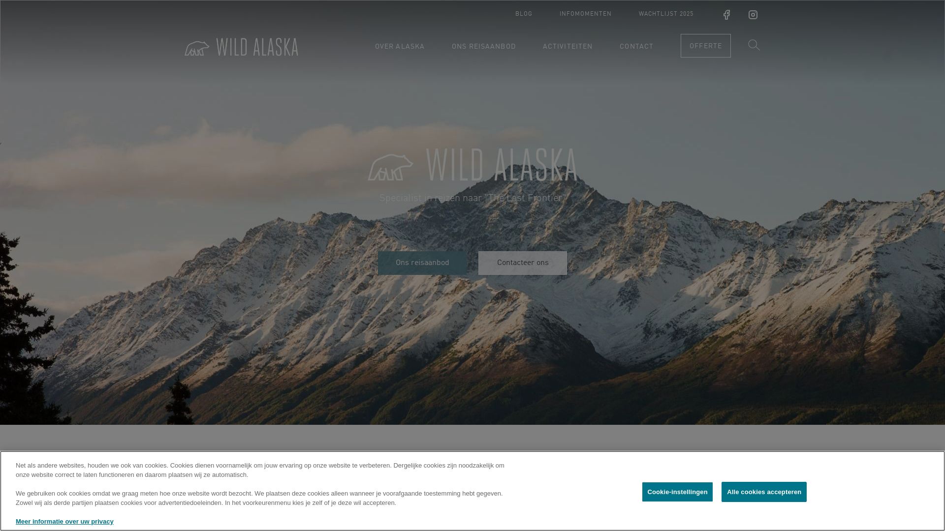 Stato del sito web wildalaska.be è   ONLINE