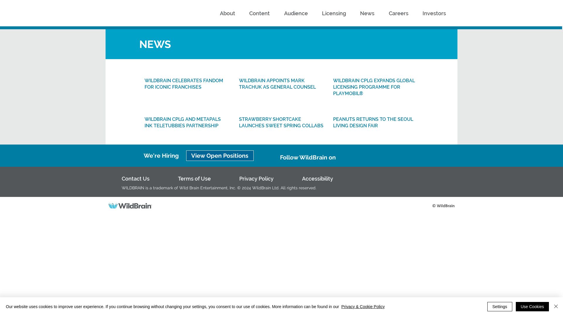 Stato del sito web wildbrain.com è   ONLINE