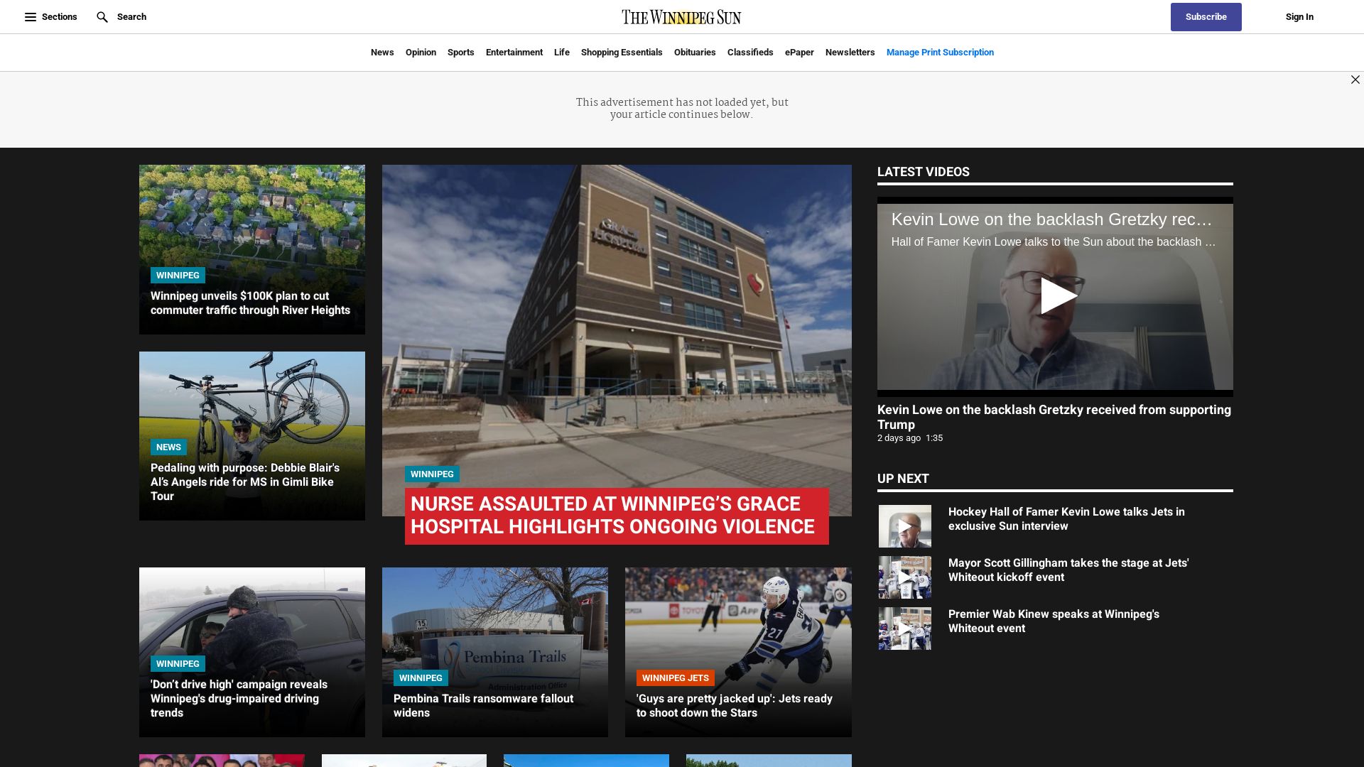 Stato del sito web winnipegsun.com è   ONLINE