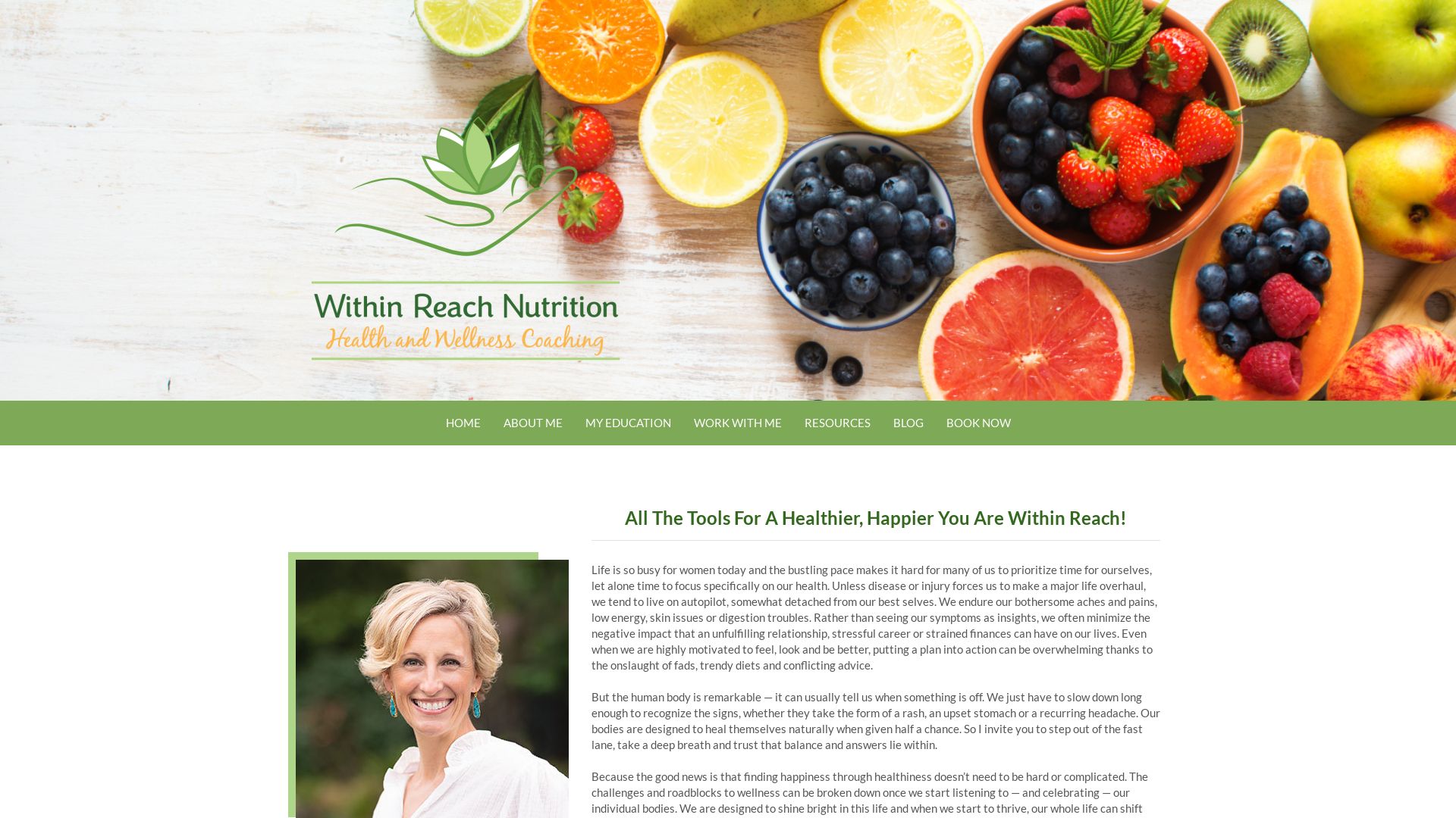 Stato del sito web withinreachnutrition.com è   ONLINE
